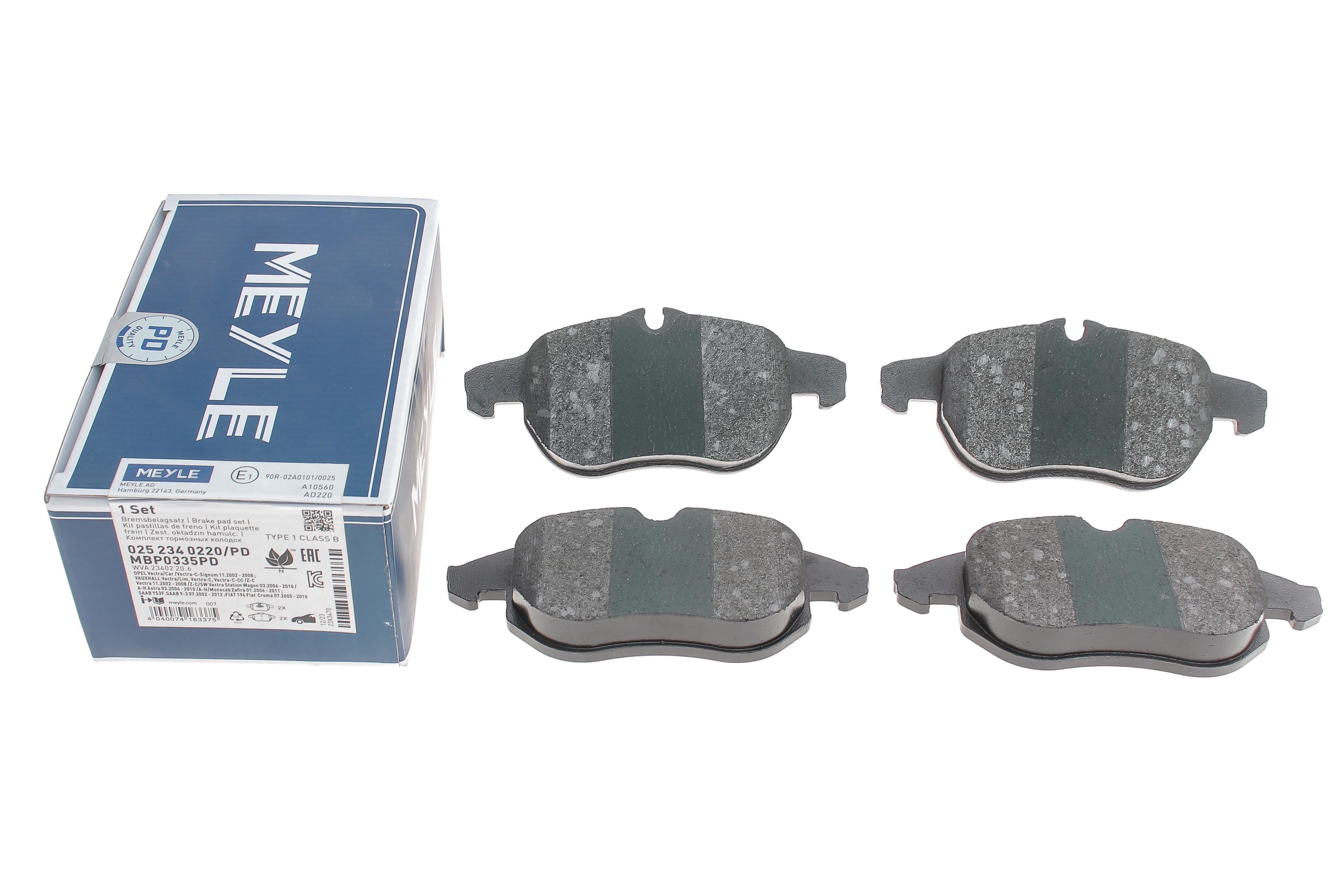 Колодки гальмівні (передні) Opel Vectra C/Signum 03-