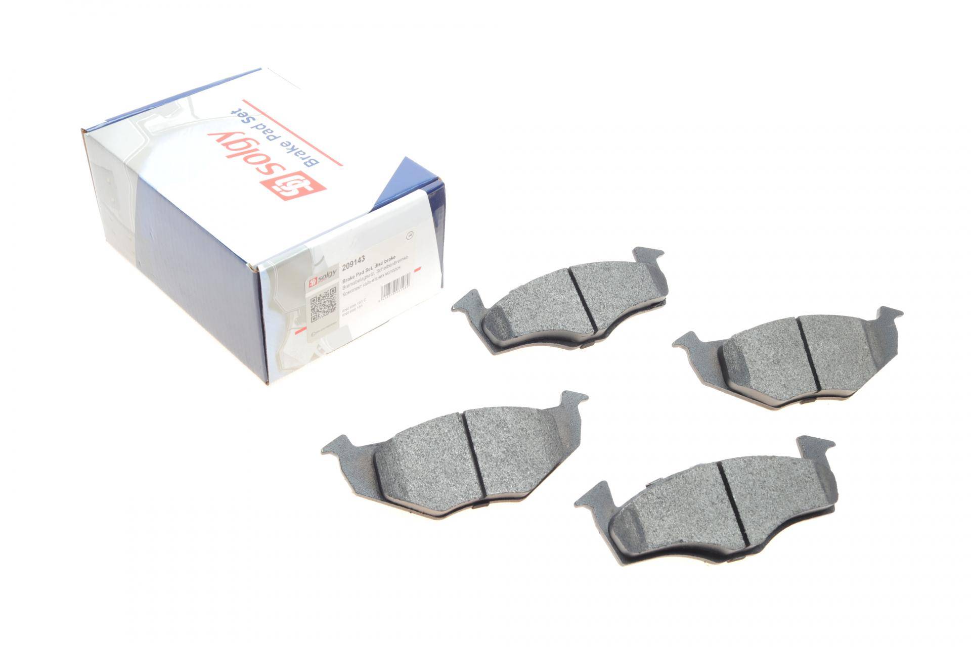 Колодки гальмівні (передні) Skoda Fabia/VW Polo 94-14