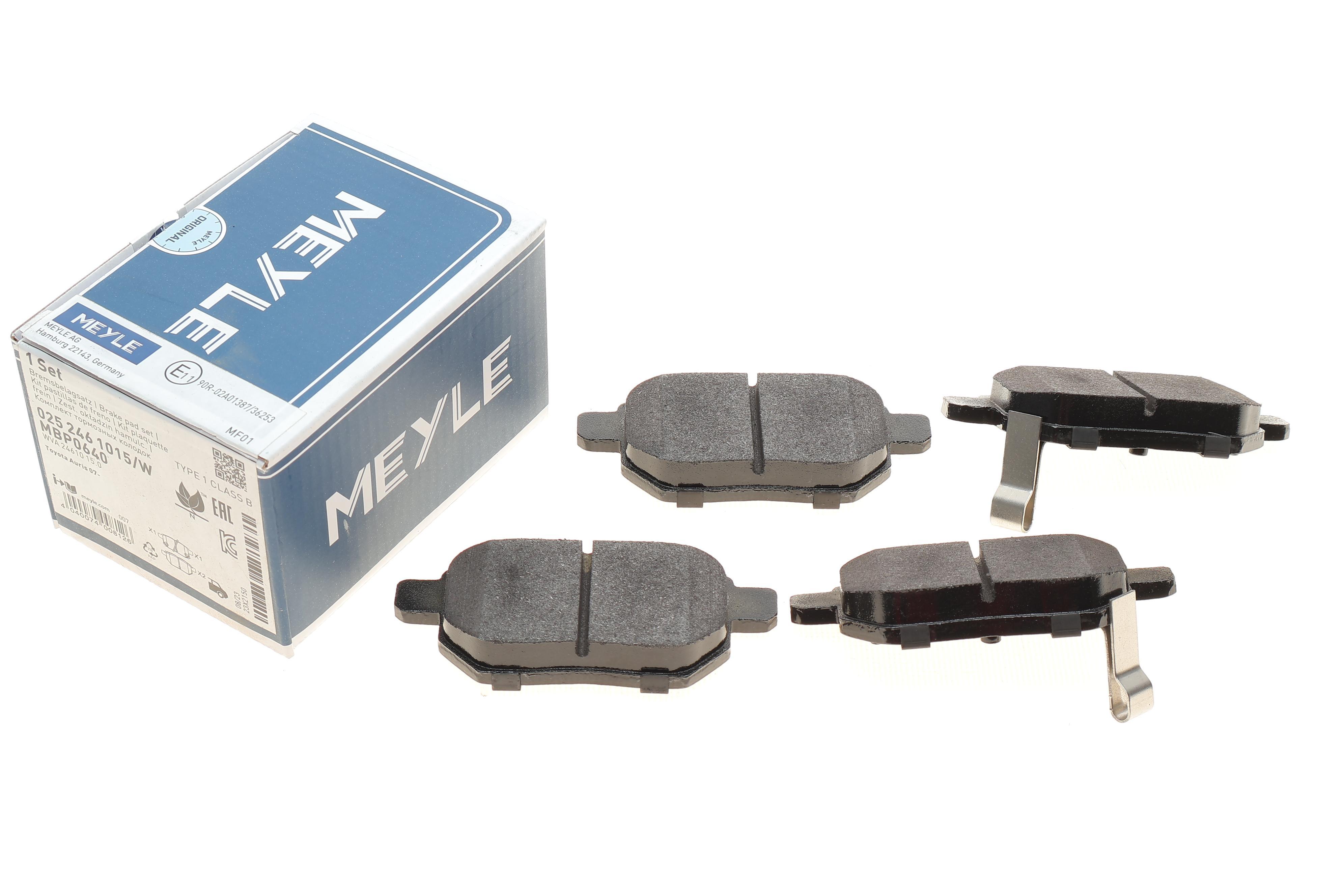 Колодки гальмівні (задні) Toyota Auris/IQ/Urban Cruiser 07-