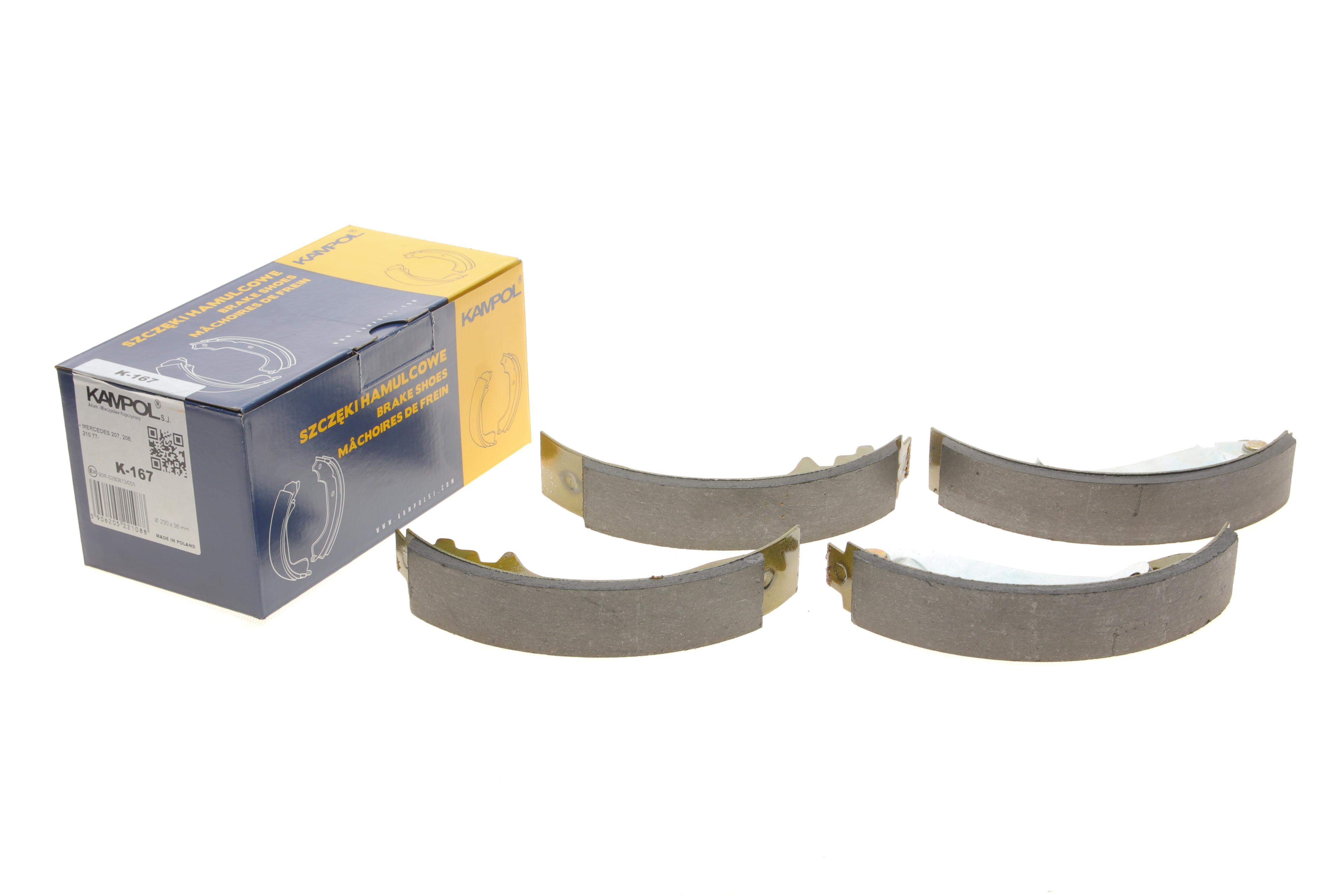 Колодки гальмівні (задні) MB 207-210D (барабанні)