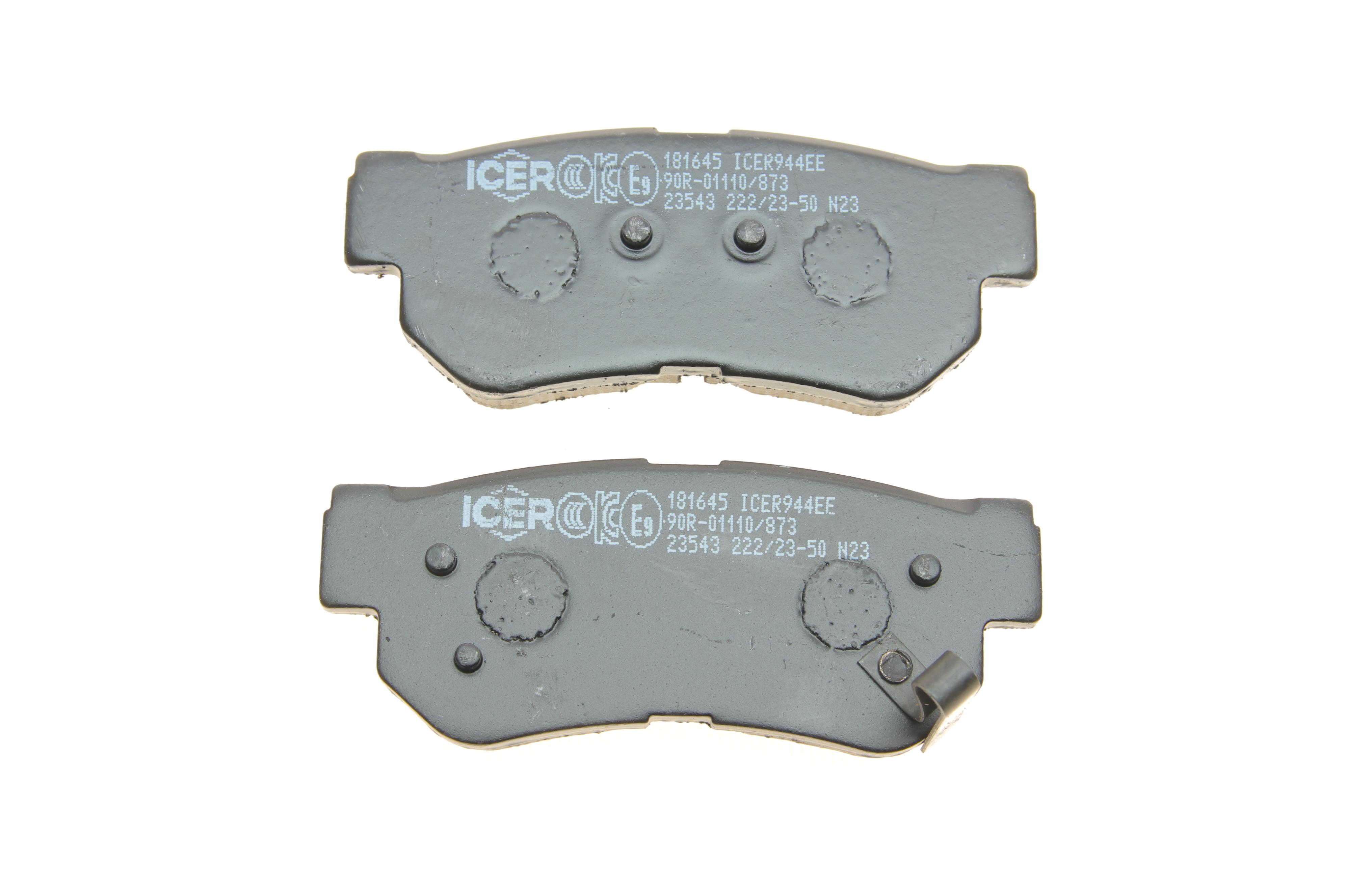 Колодки гальмівні (задні) Hyundai Tucson 04-/Santa Fe/Getz/Sonata 98-12/Kia Sportage/Carens 04-