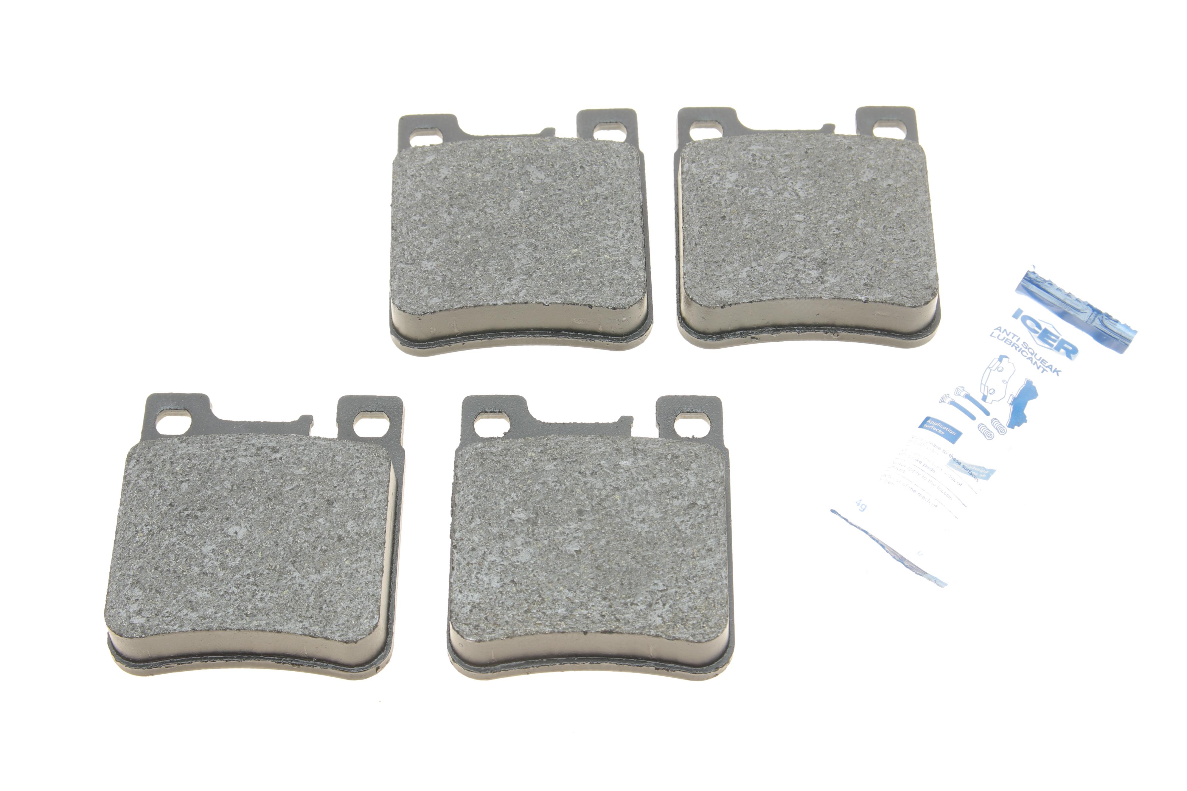 Колодки гальмівні (задні) MB C-class (W202/W203)/E-class (W124/W210)/S-class (W140/W220) 91-07/SLK