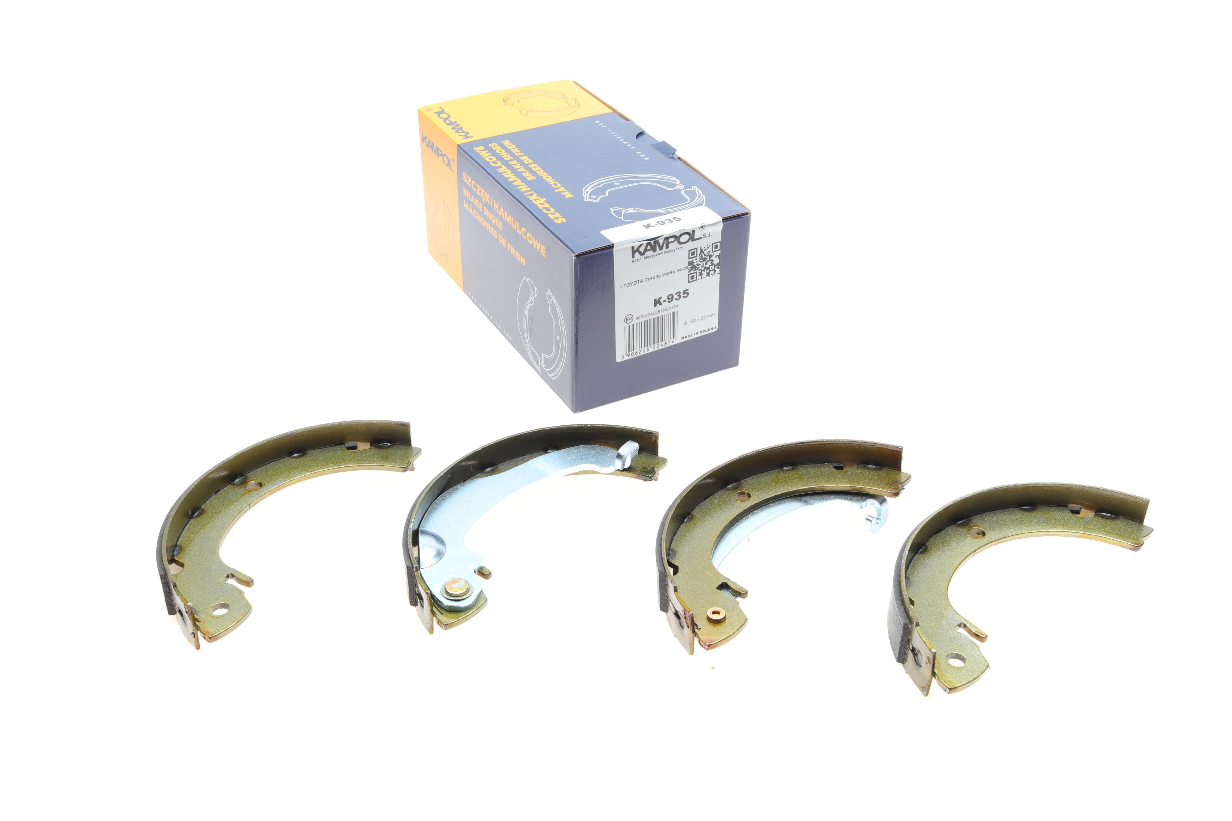 Колодки ручника Toyota Corolla 04-09 (180x32)