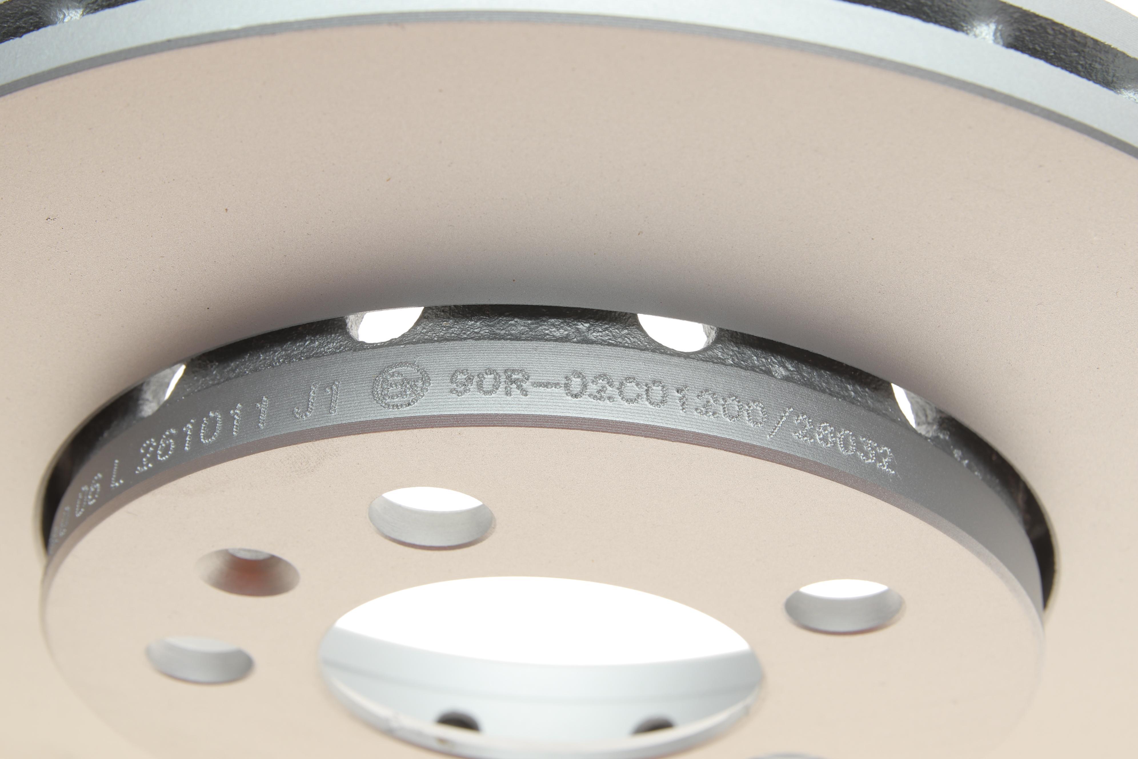 Диск гальмівний (передній) Skoda Fabia/Octavia 96-/Roomster 06-/VW Golf 97-06 (256x22)(з покр.)(вент)