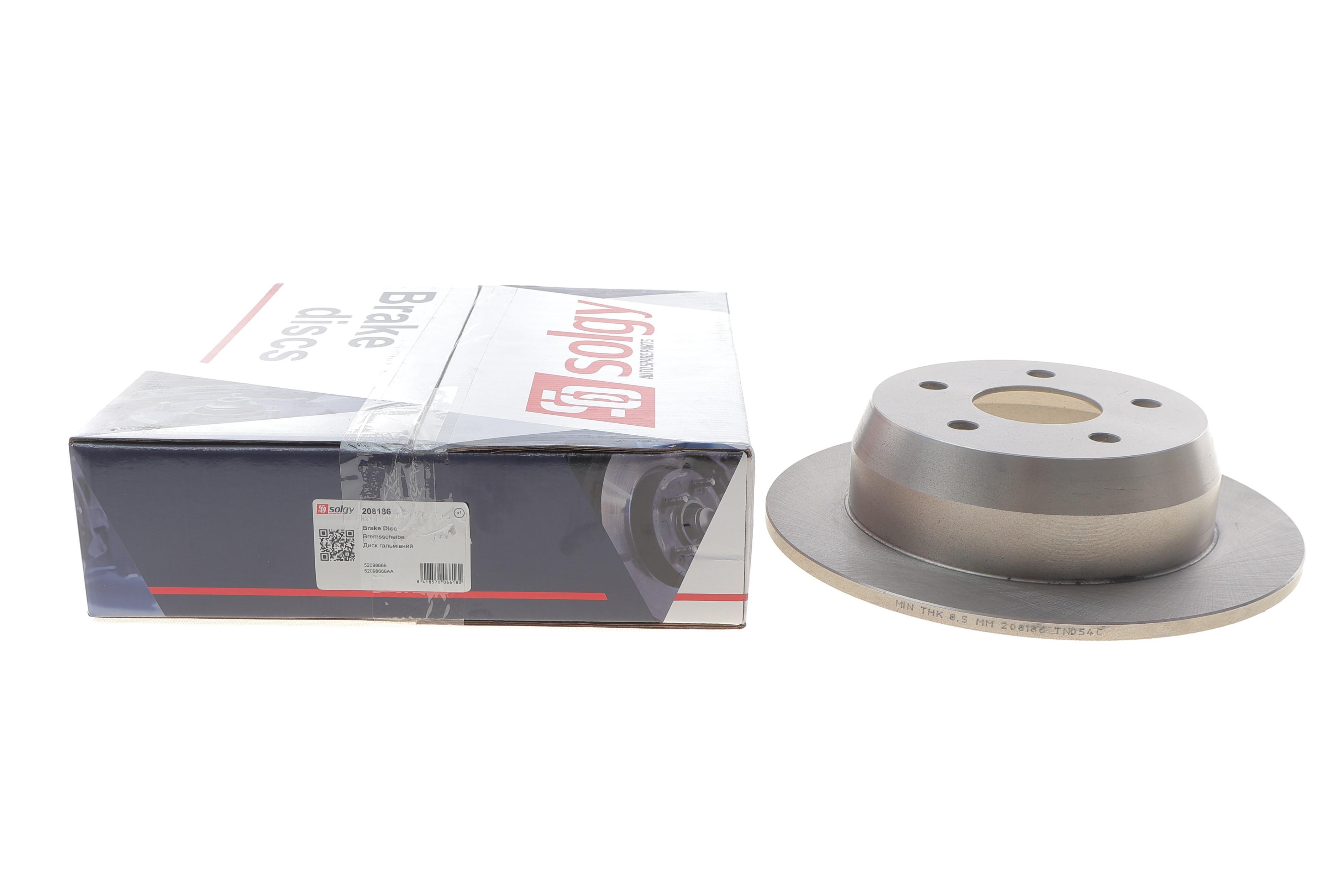 Диск гальмівний (задній) Jeep Grand Cherokee 2.7CRD/3.1-4.7 99-05 (305x10)