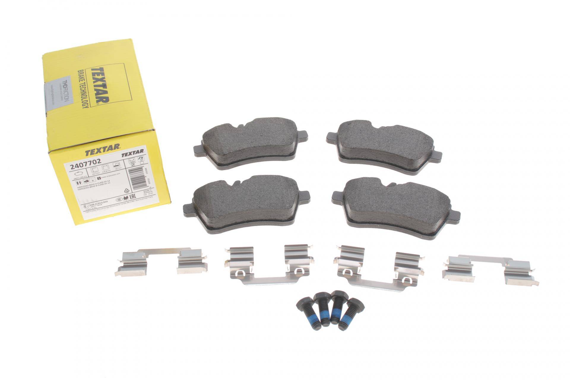 Колодки гальмівні (передні) MB A-class (W169) /B-class (W245) 05-12 (Lucas) Q+