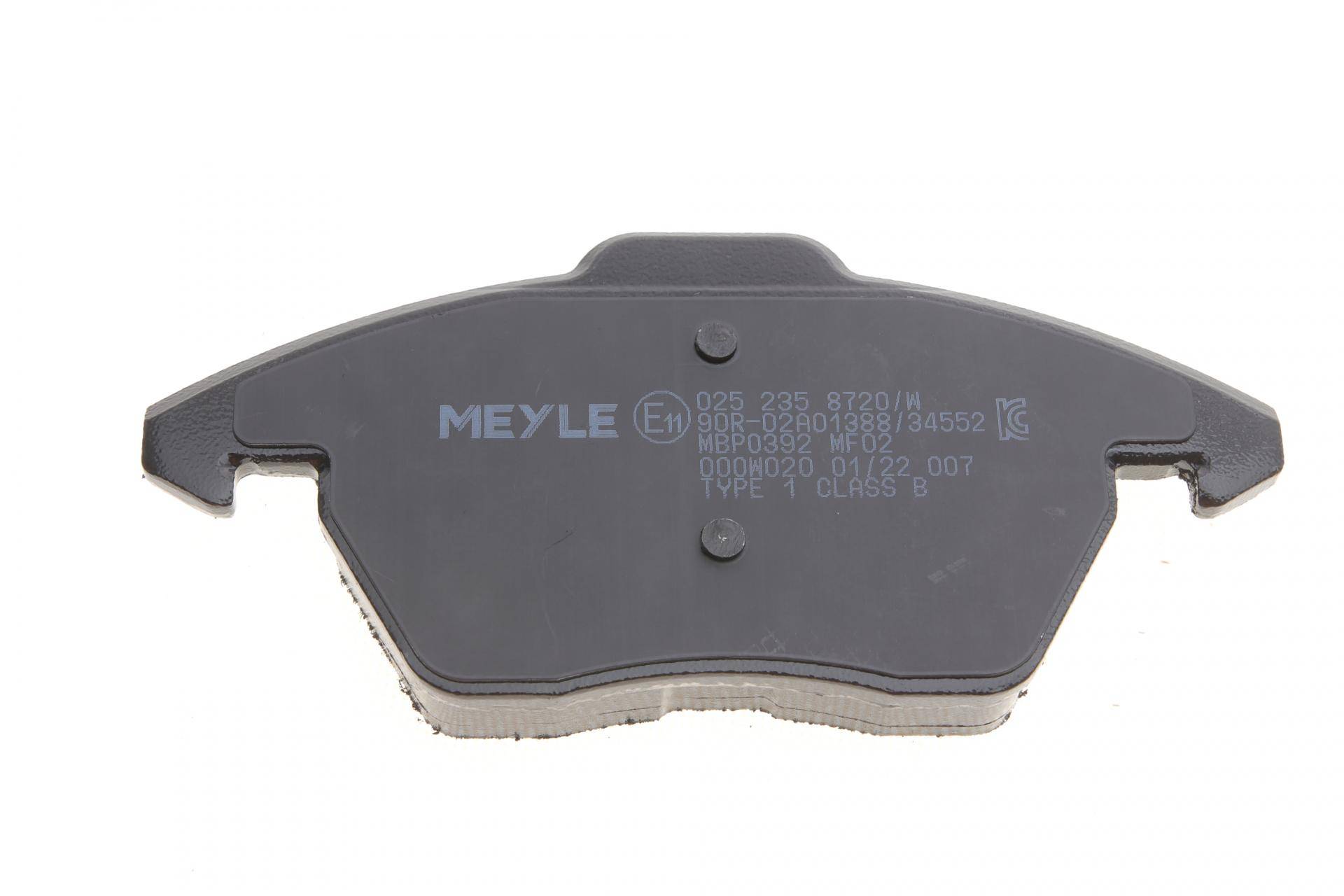 Колодки гальмівні (передні) VW Caddy/Golf/Jetta/Passat/Touran/Skoda Fabia/Octavia 03- (ушки вниз)