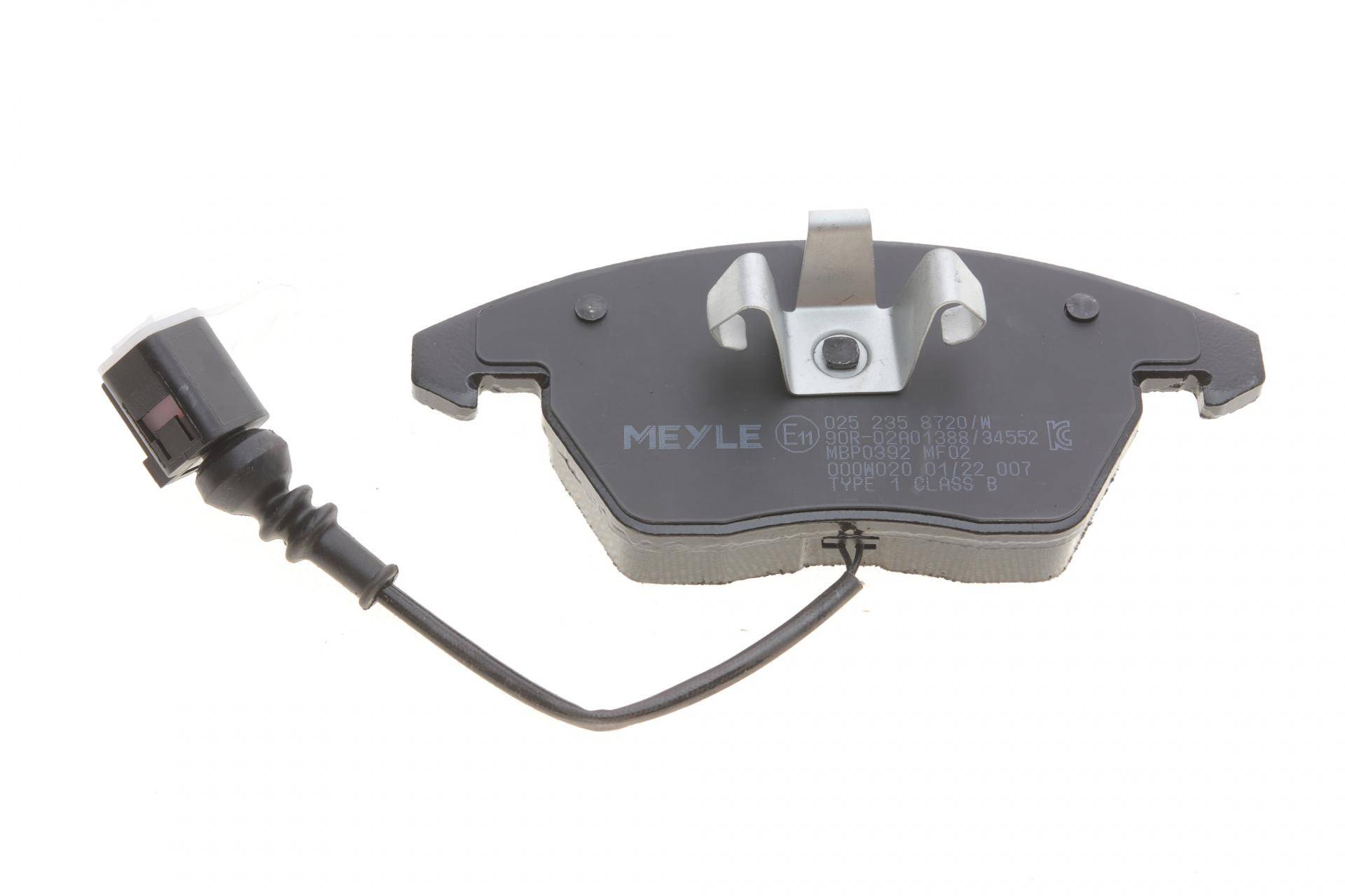 Колодки гальмівні (передні) VW Caddy/Golf/Jetta/Passat/Touran/Skoda Fabia/Octavia 03- (ушки вниз)