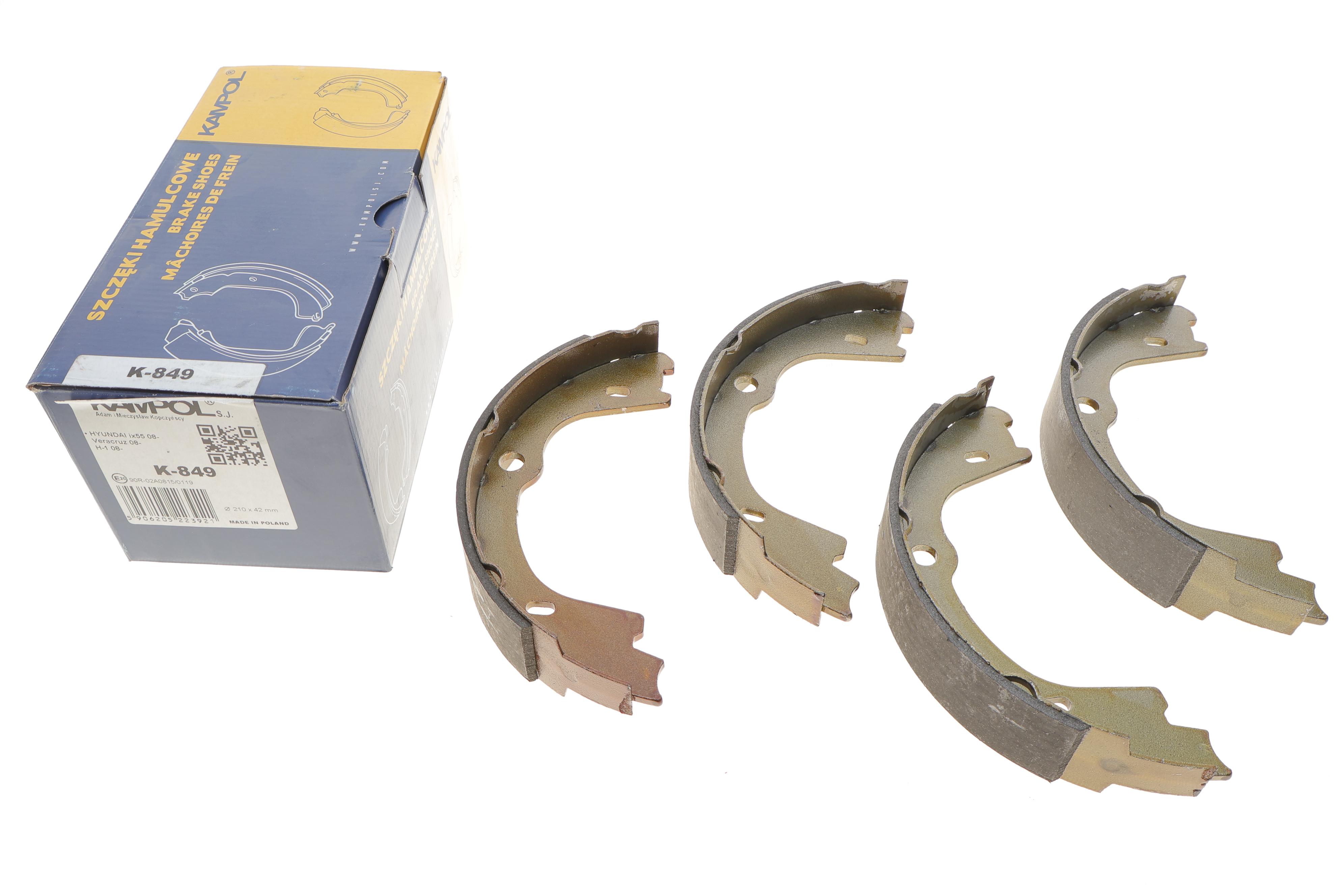 Колодки ручника Hyundai H-1/ix55 08- (210x40)