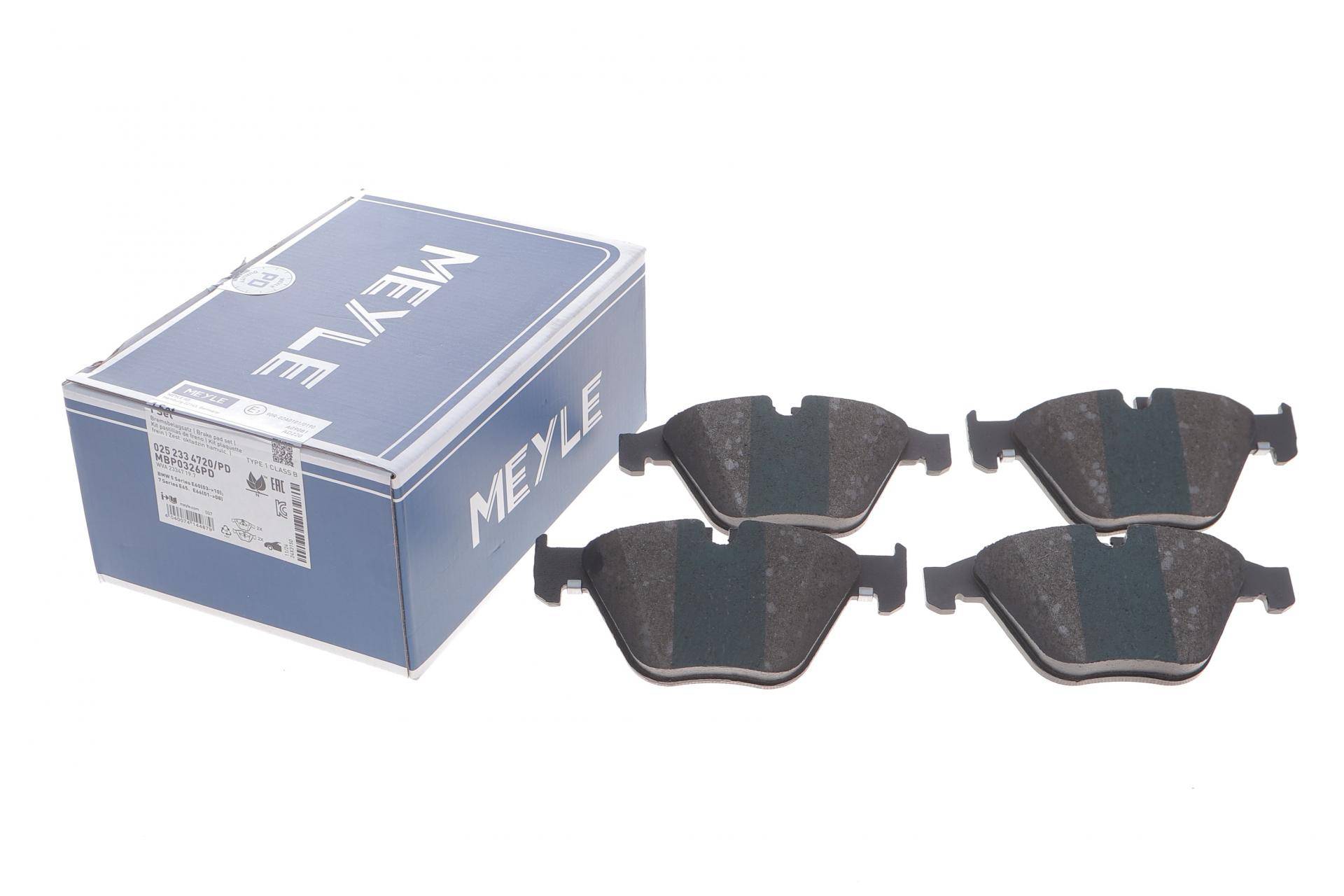 Колодки гальмівні (передні) BMW 5 (E60)/6 (E64)/7 (E65) 01- (Ate)