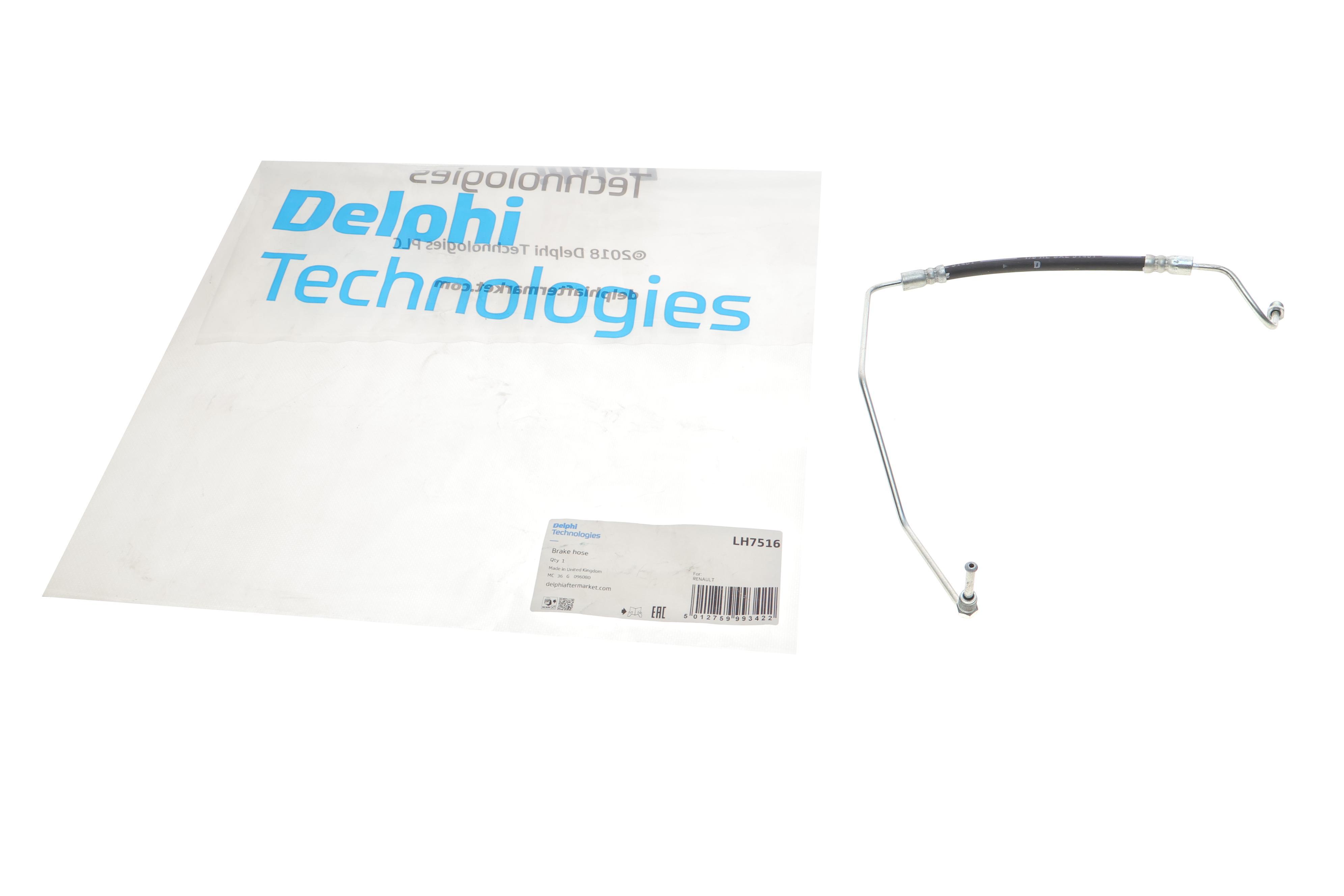 Шланг гальмівний (задній) Renault Megane II/Scenic II 1.4-2.0 dCi 02- (R)