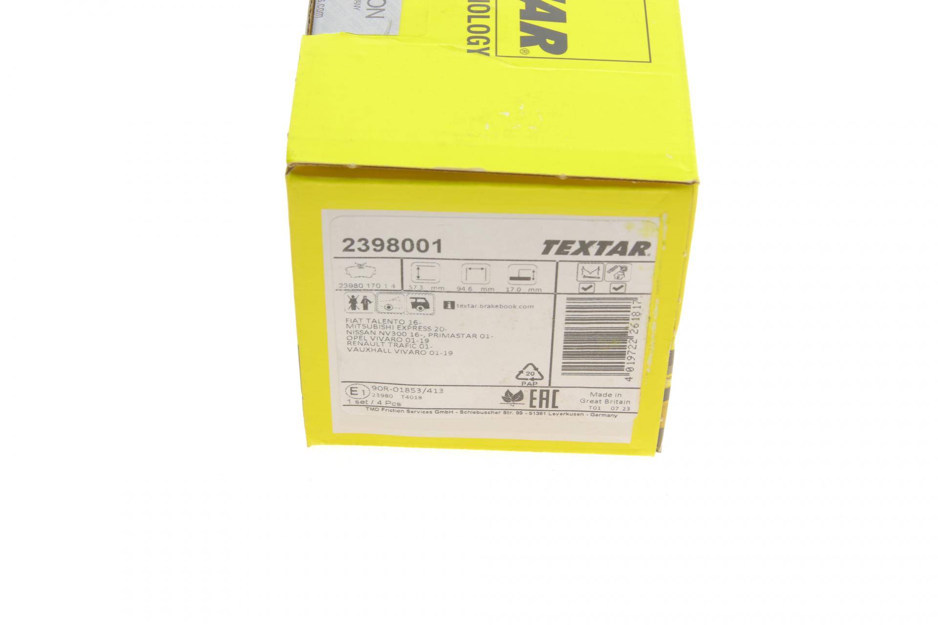 Колодки гальмівні (задні) Renault Trafic/Opel Vivaro 01- (Lucas) Q+