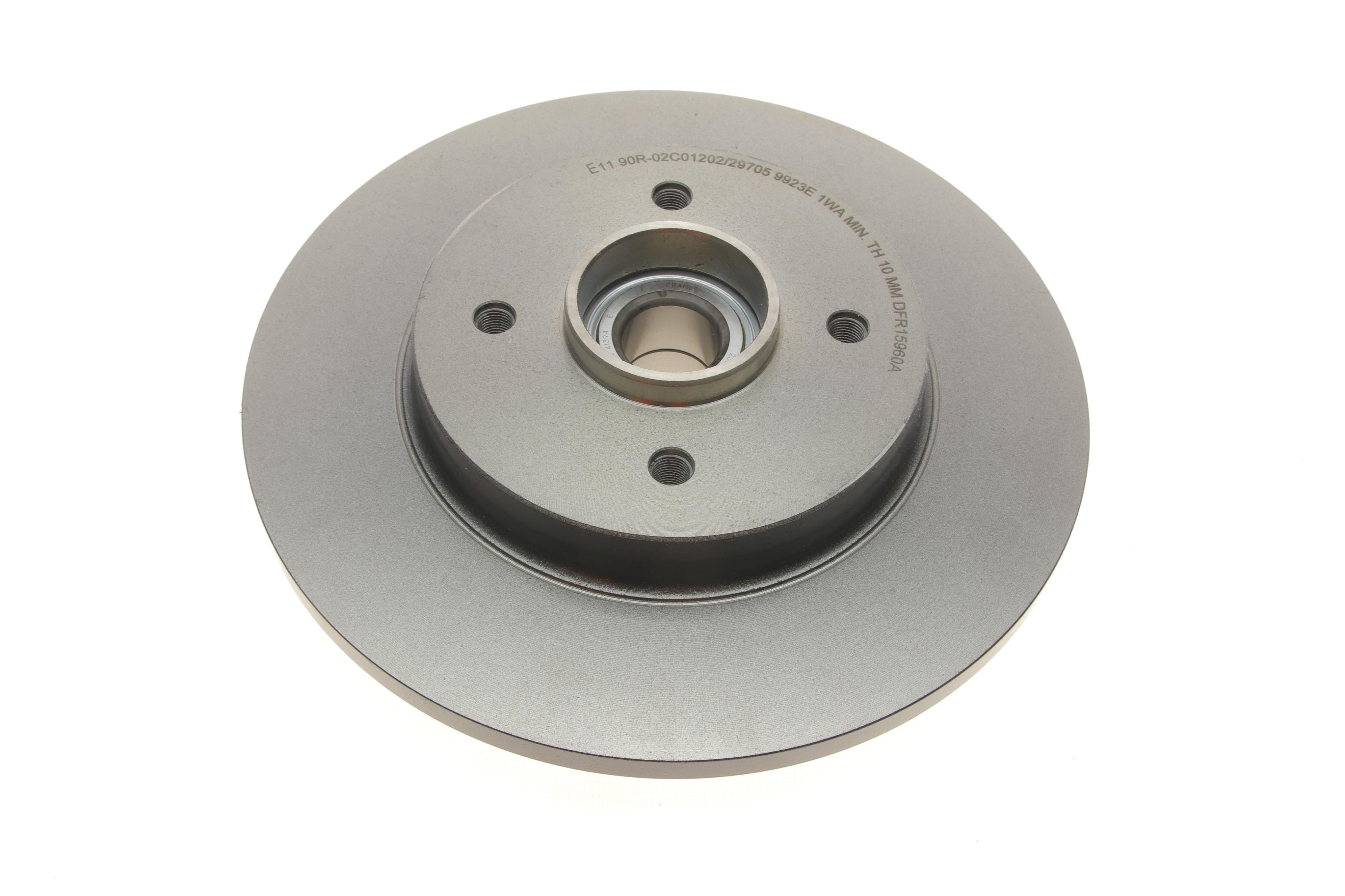 Диск гальмівний (задній) Citroen Berlingo/Peugeot Partner 08- (268х12) (+ABS) (з підшипником)