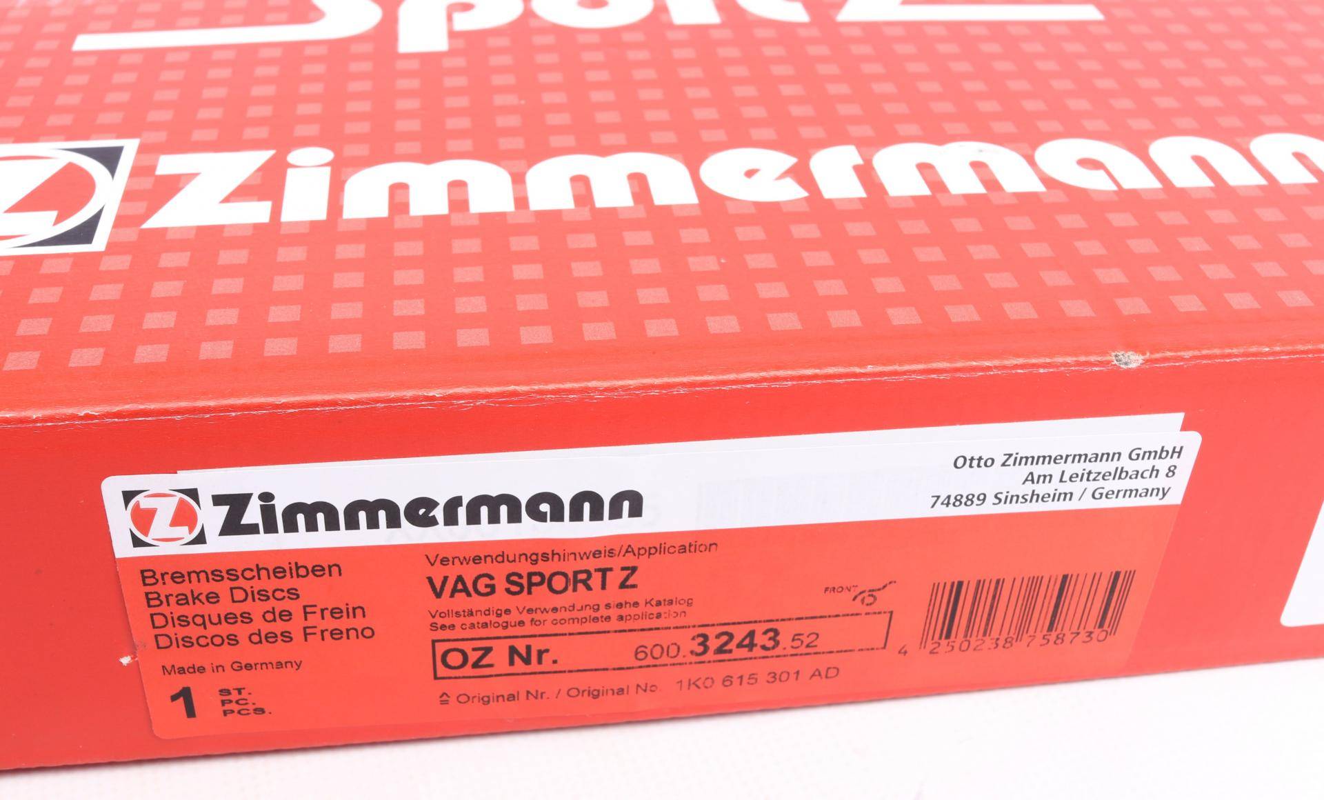 Диск гальмівний (передній) Audi A3/Skoda Octavia/VW Golf 13-/Passat 08- (340x30)(з отвор) (вент)