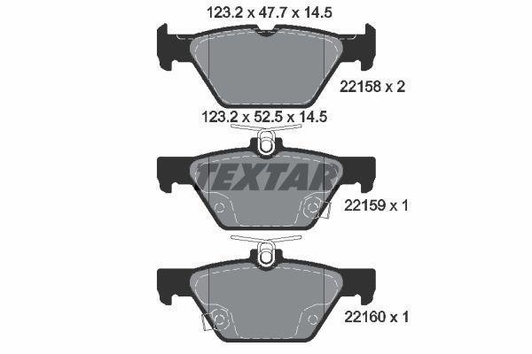 Колодки гальмівні (задні) Subaru Impreza/Outback/Legacy 14- (Akebono) Q+