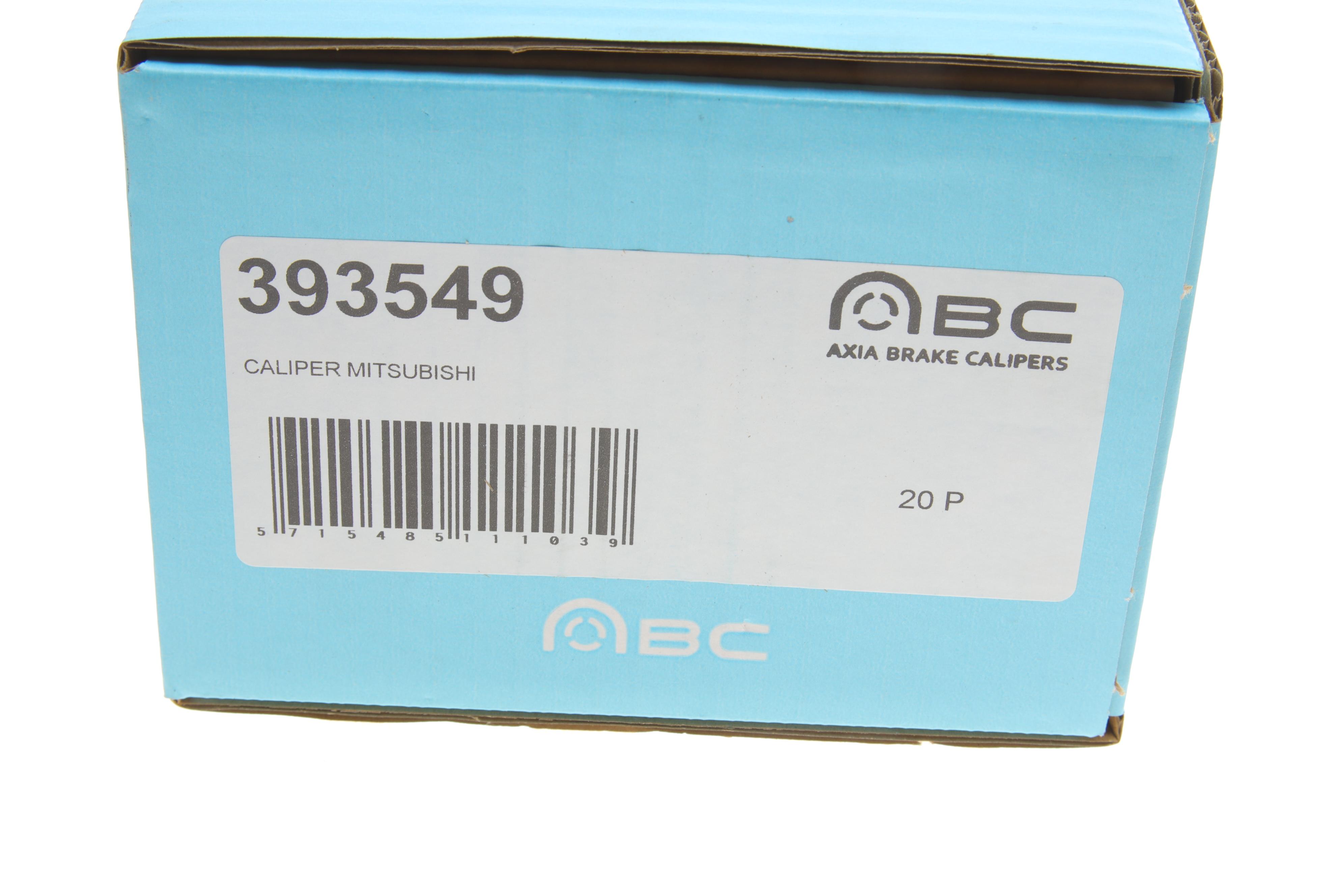 Супорт гальмівний (задній) (R) Peugeot 4007/Mitsubishi Lancer VII 04- (d=38) (Akebono)