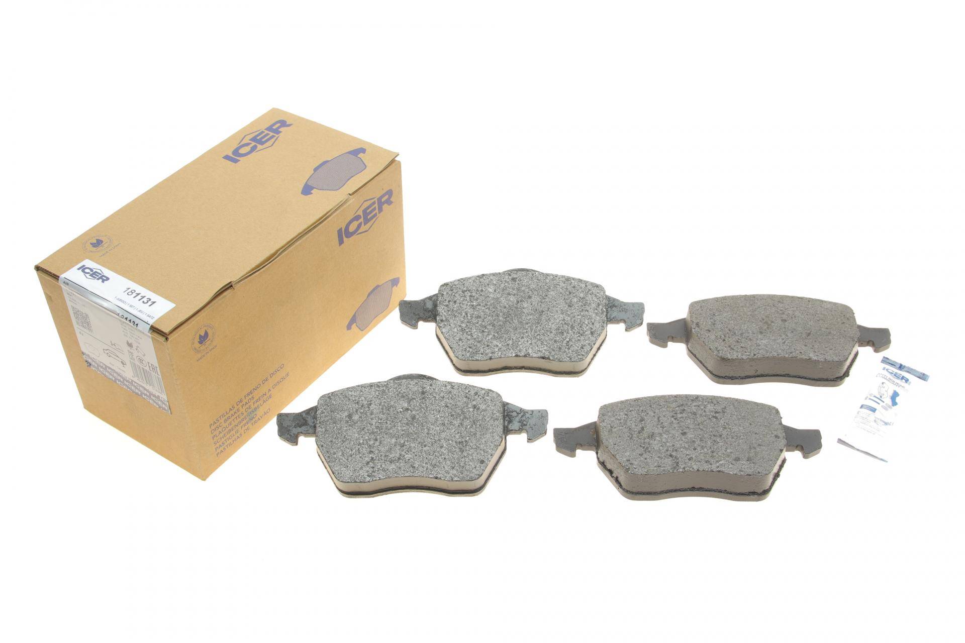 Колодки гальмівні (передні) Audi A3/TT/Skoda Octavia 96-10/VW Golf/Passat B3/B4 91-06 (без датчика)