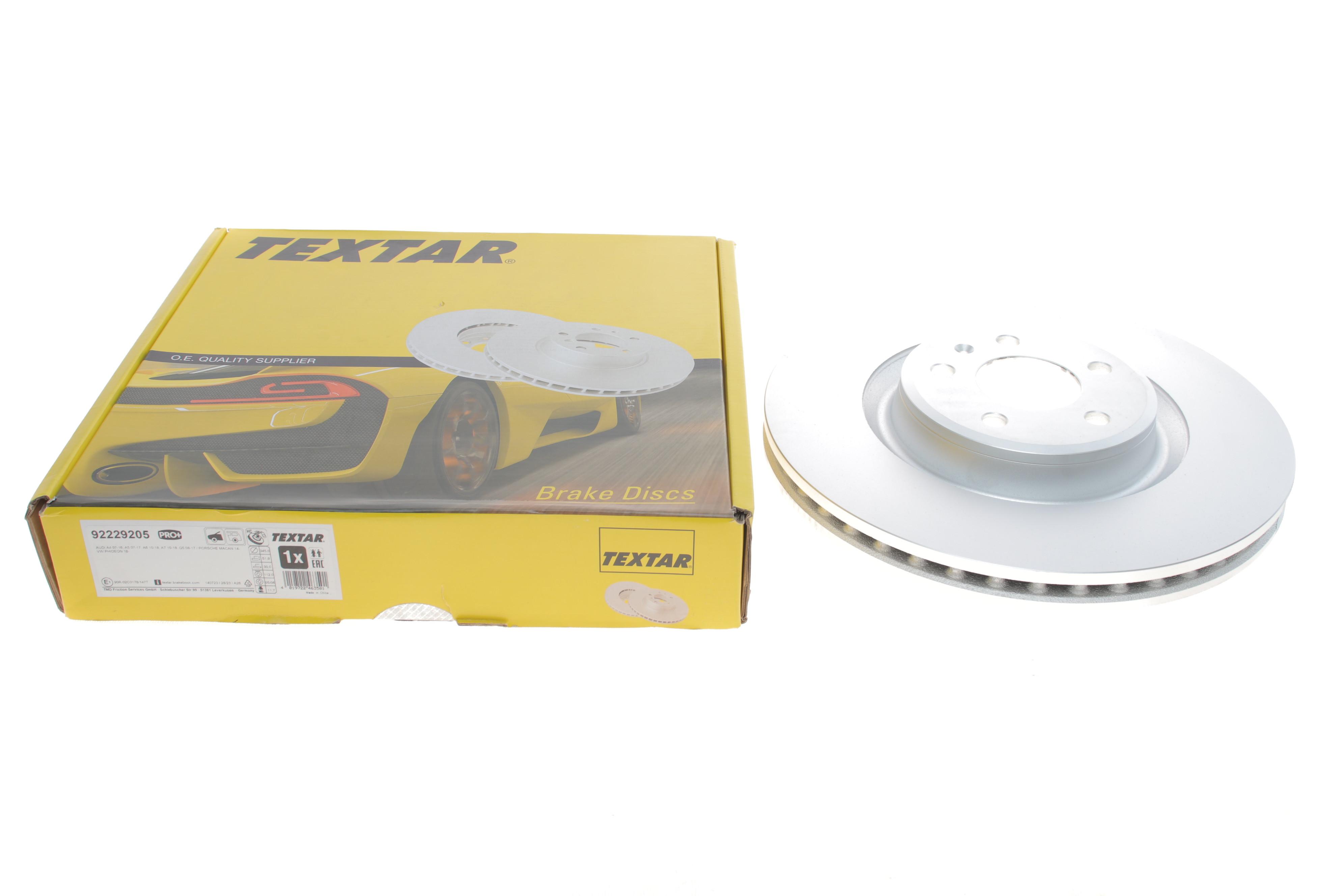 Диск гальмівний (передній) Audi A4/A6 07- (345х30) PRO+