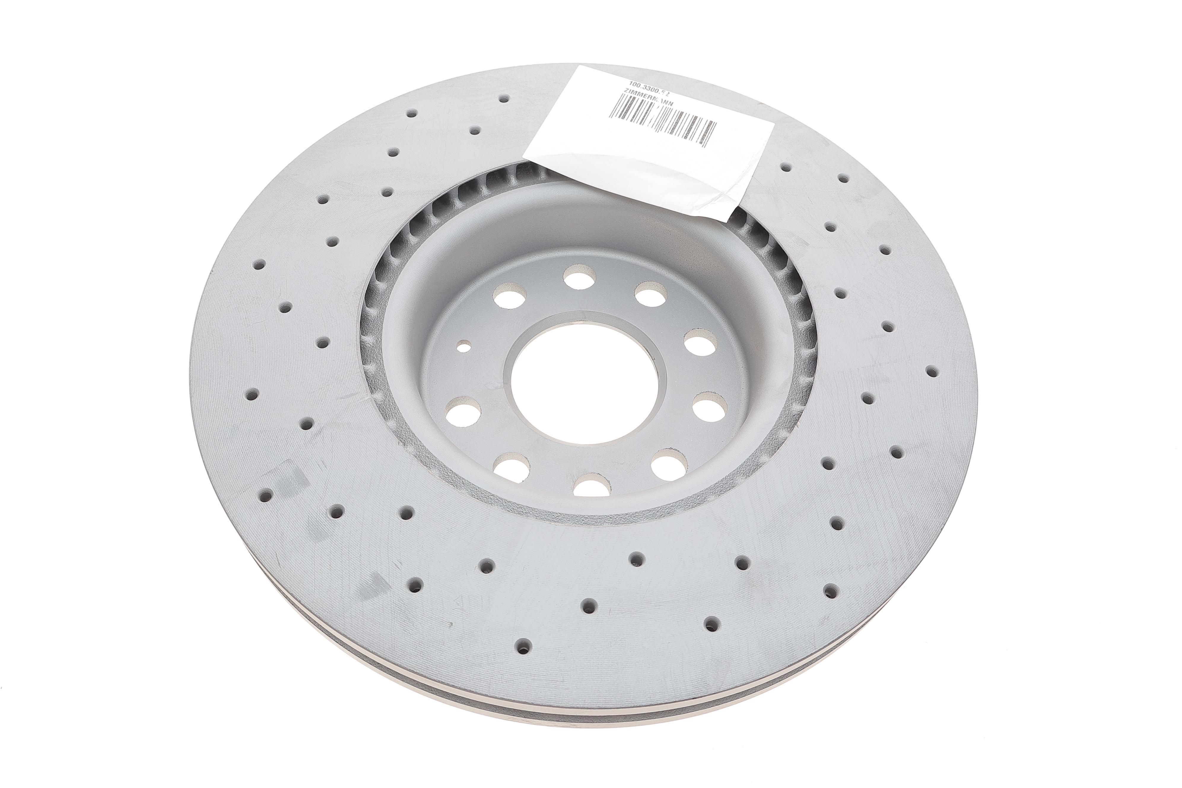 Диск гальмівний (передній) VW Caddy III 04- (312x25) (з покриттям) (з отворами) (вент.)