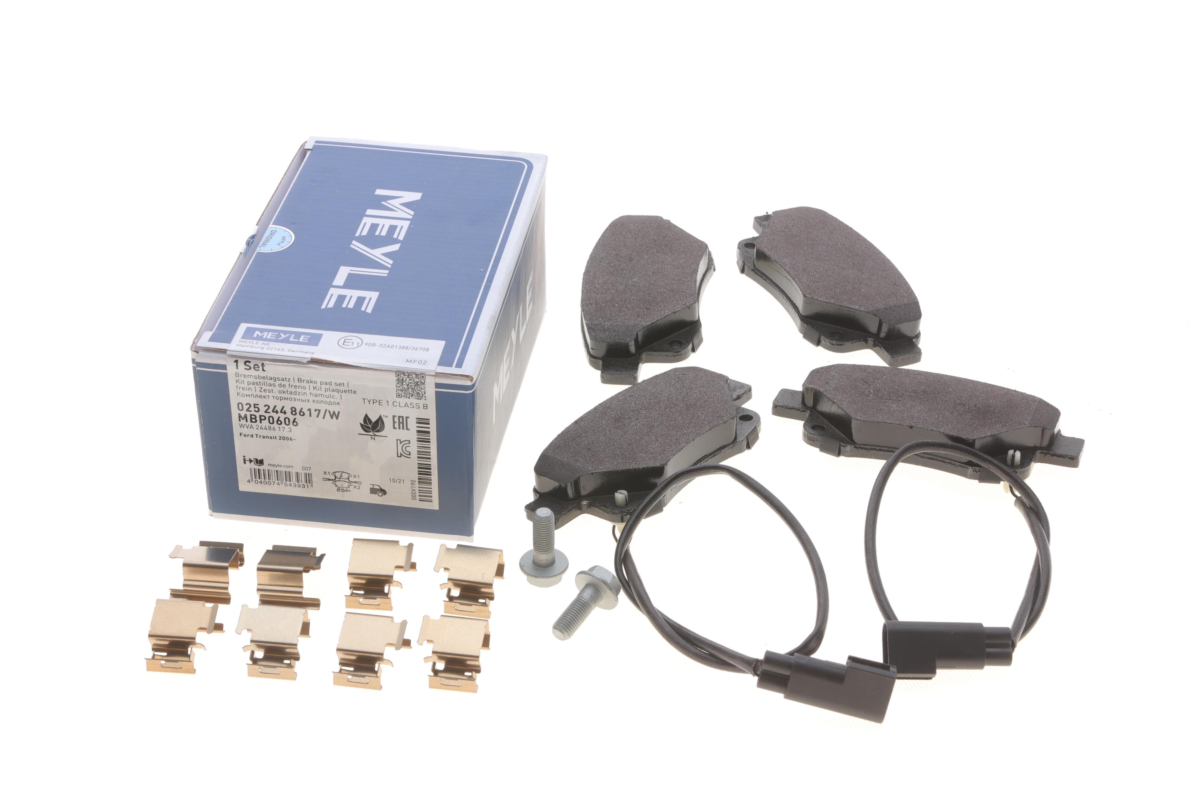 Колодки гальмівні (задні) Ford Transit V347 06-