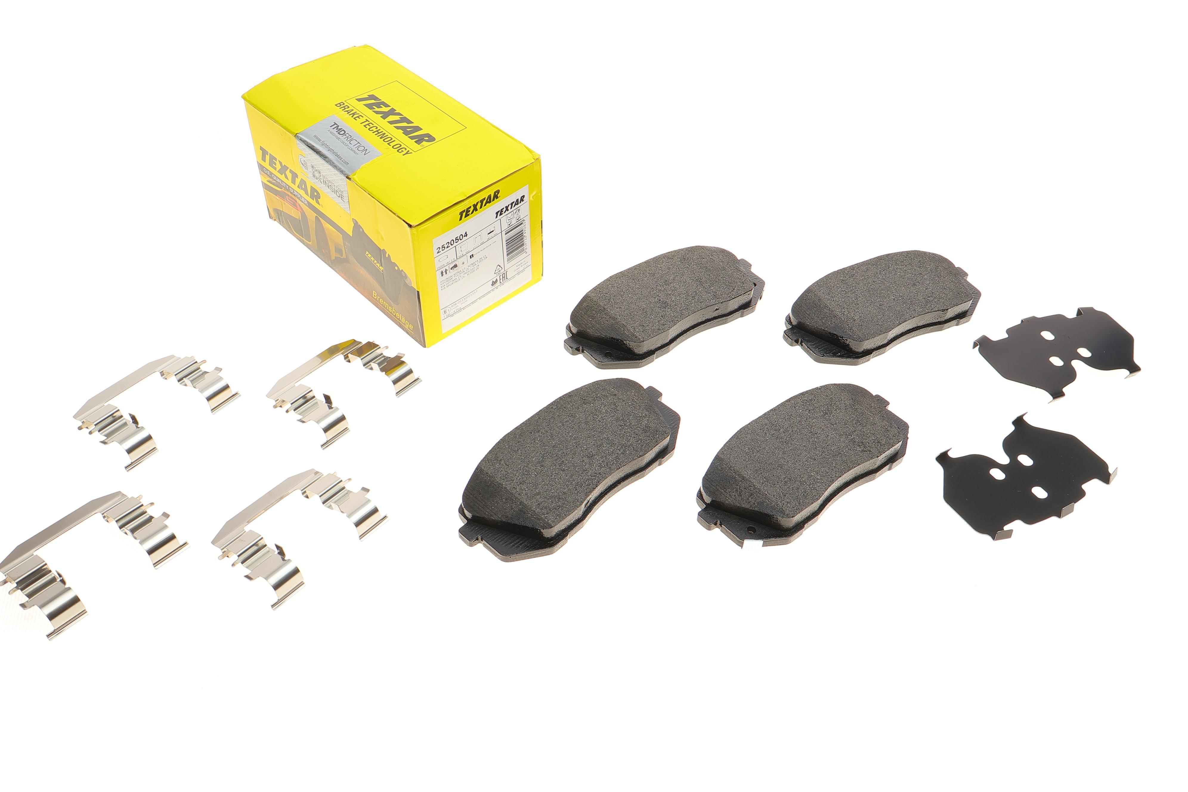 Колодки гальмівні (передні) Hyundai Sonata VI/VII 09-/Tucson 15-/ Kona 17- /Kia Pro Ceed 18-/ Sportage 15- (Mando) Q+