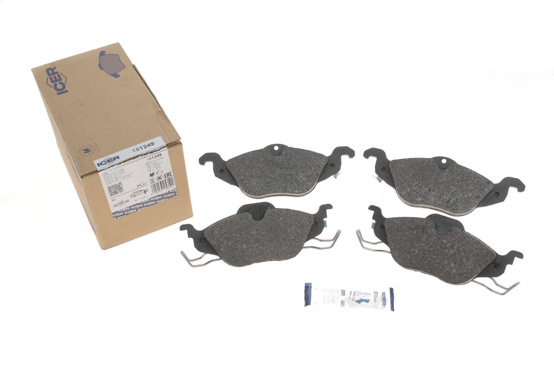 Колодки гальмівні (передні) Opel Astra G 98-09/Chevrolet Corsa 94-02