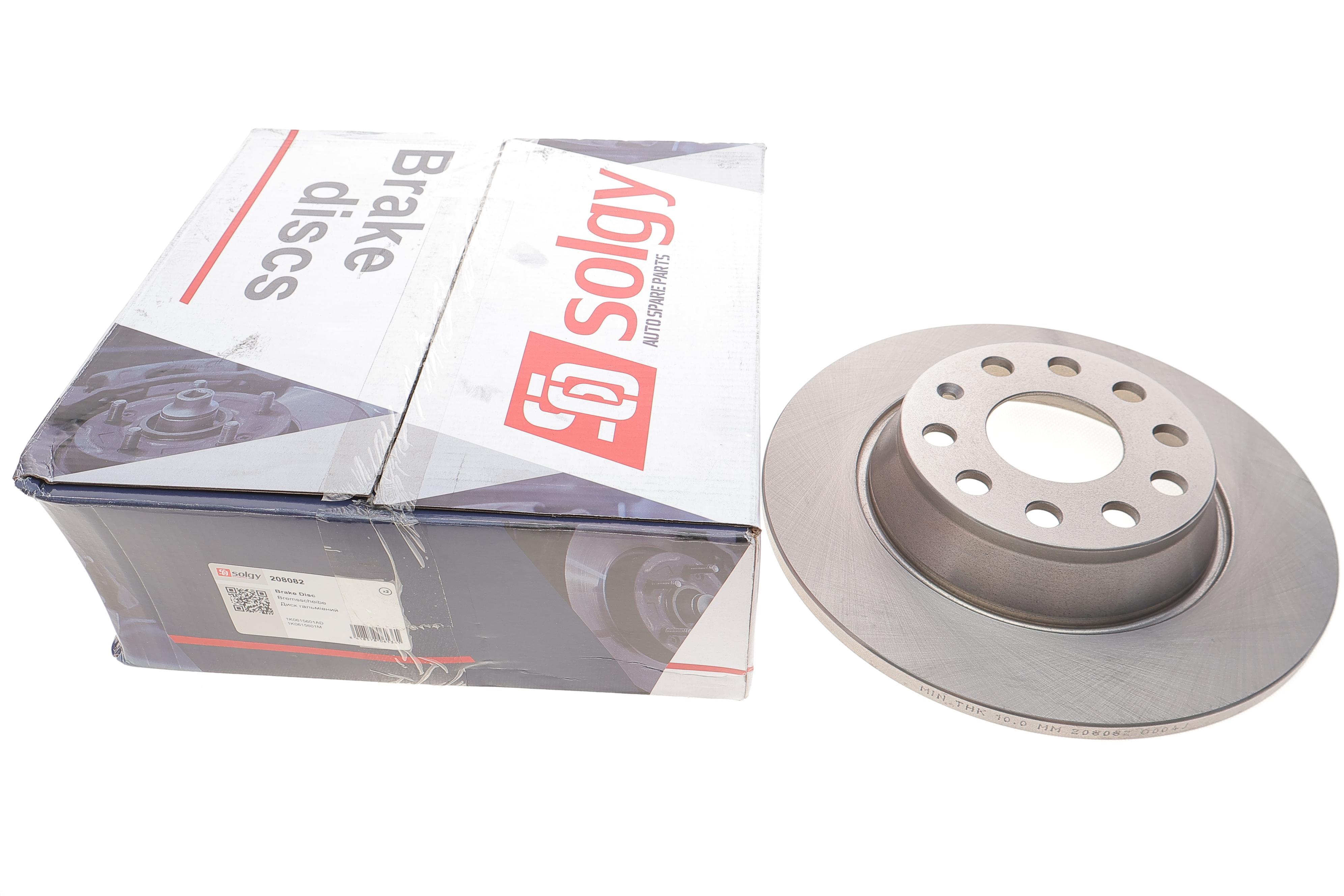 Диск гальмівний (задній) Audi A3/VW Golf/Passat 04-14 (286x12)