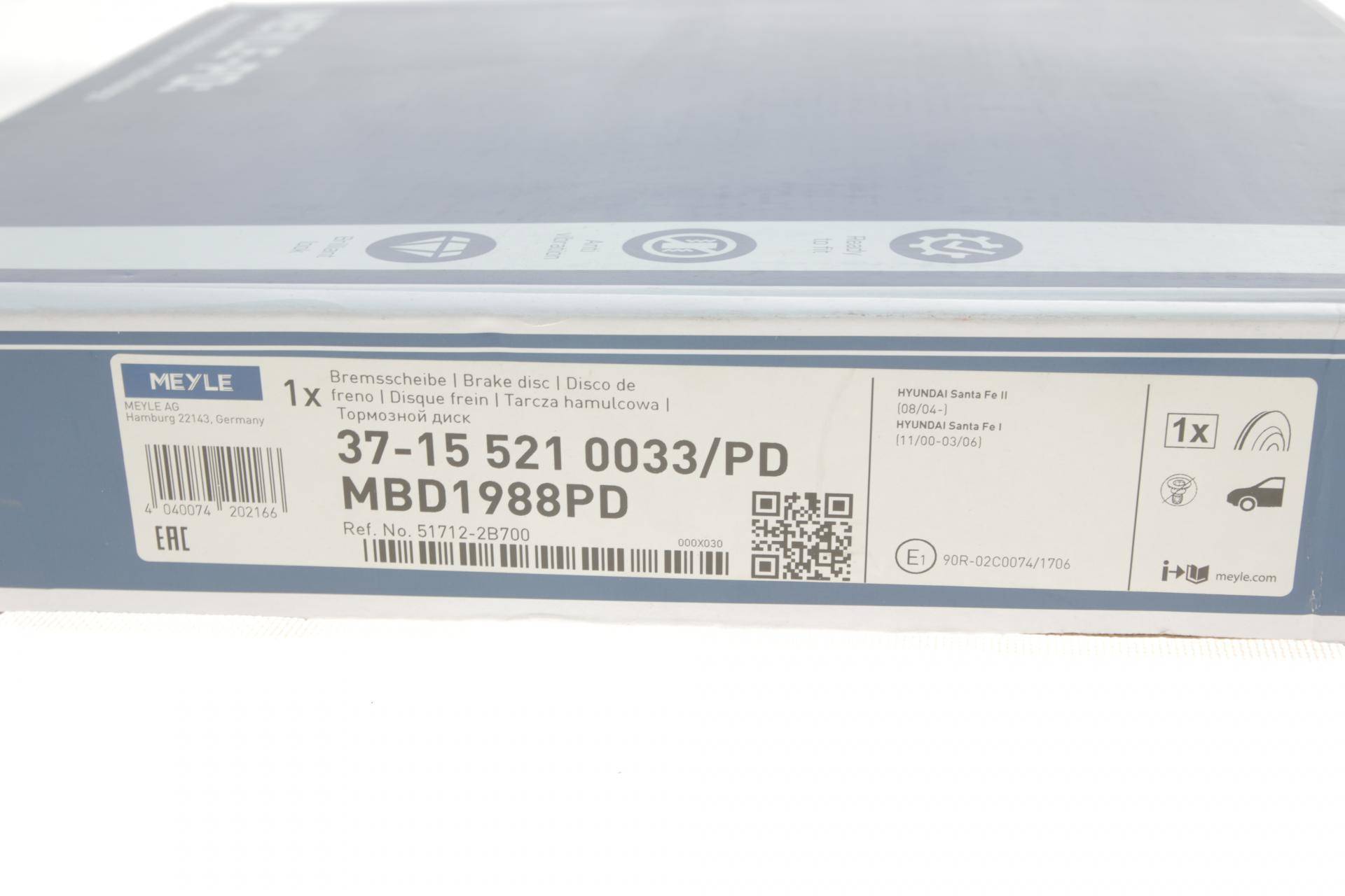 Диск гальмівний (передній) Hyundai Santa Fe 06-/Kia Sorento 09- (321x28)