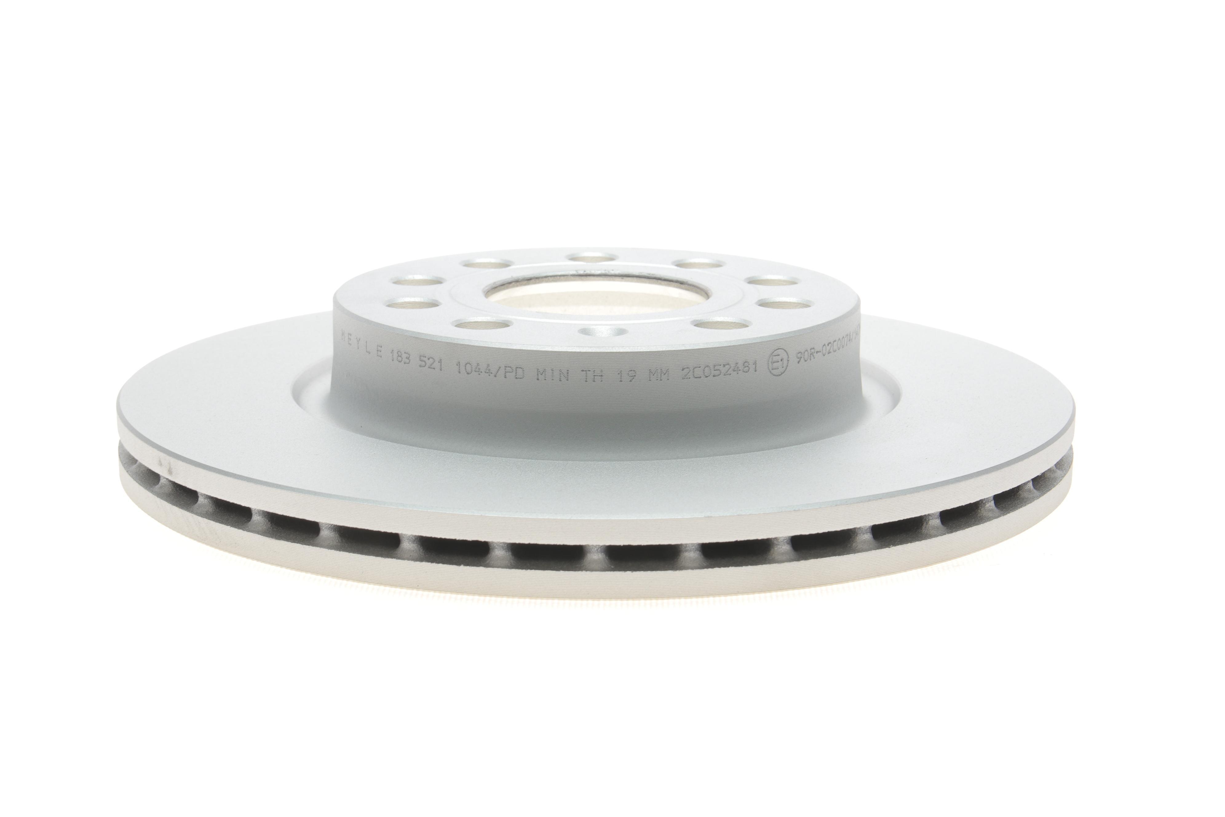 Диск гальмівний (передній) VW Caddy 04- (280x22)