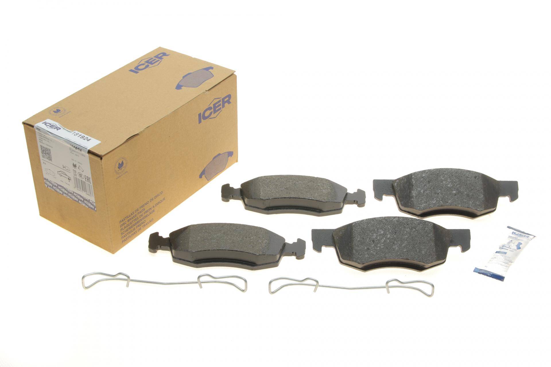 Колодки гальмівні (передні) Renault Logan/Dacia Logan 04-/Sandero 10-/Lada Largus 12-