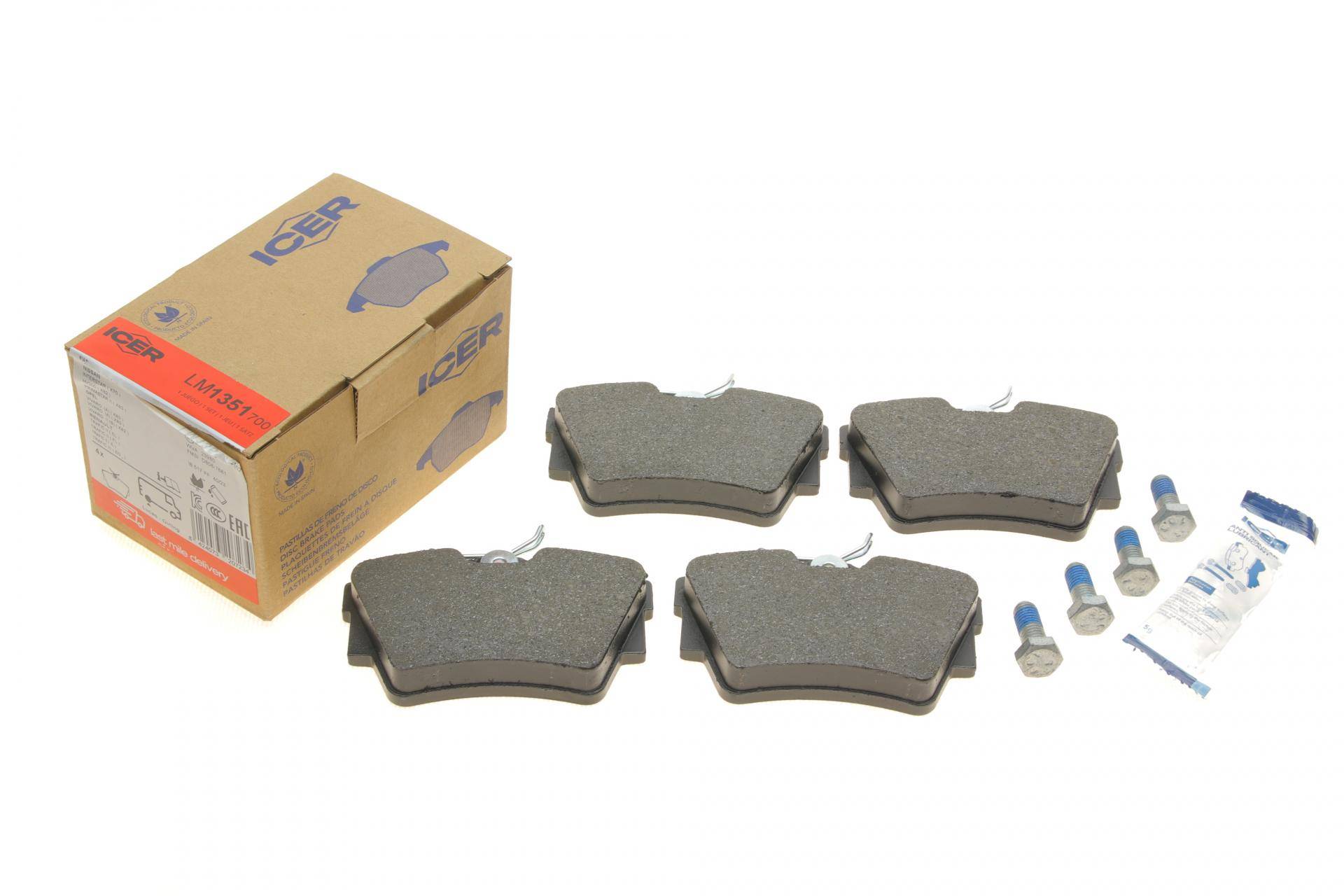 Колодки гальмівні (задні) Renault Trafic/Opel Vivaro/Nissan Primastar/Interstar 01-/NV300 16-