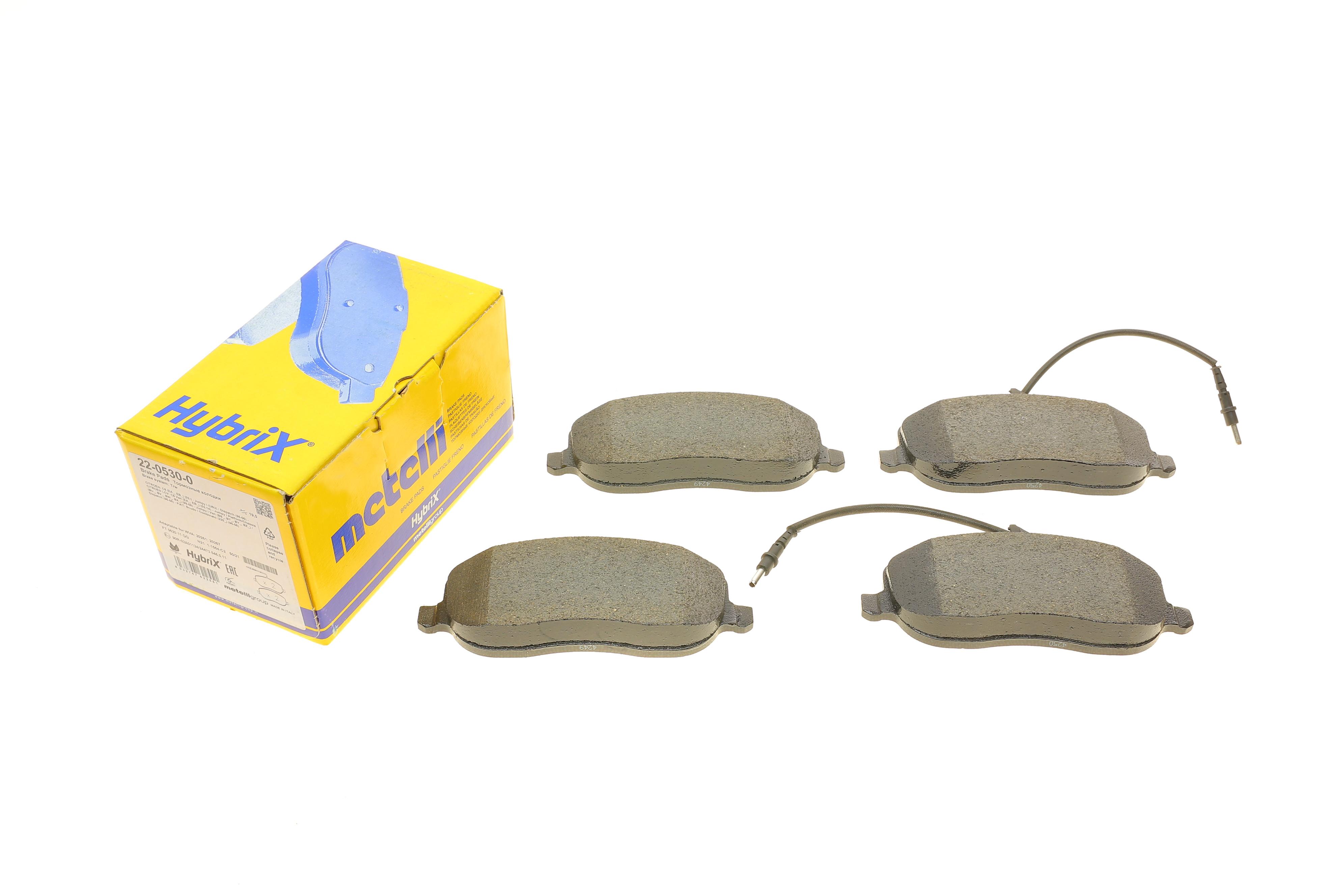 Колодки гальмівні (передні) Citroen C8 02-/Jumpy/Fiat Scudo/Peugeot Expert 95-06/807 02- (+датчики)