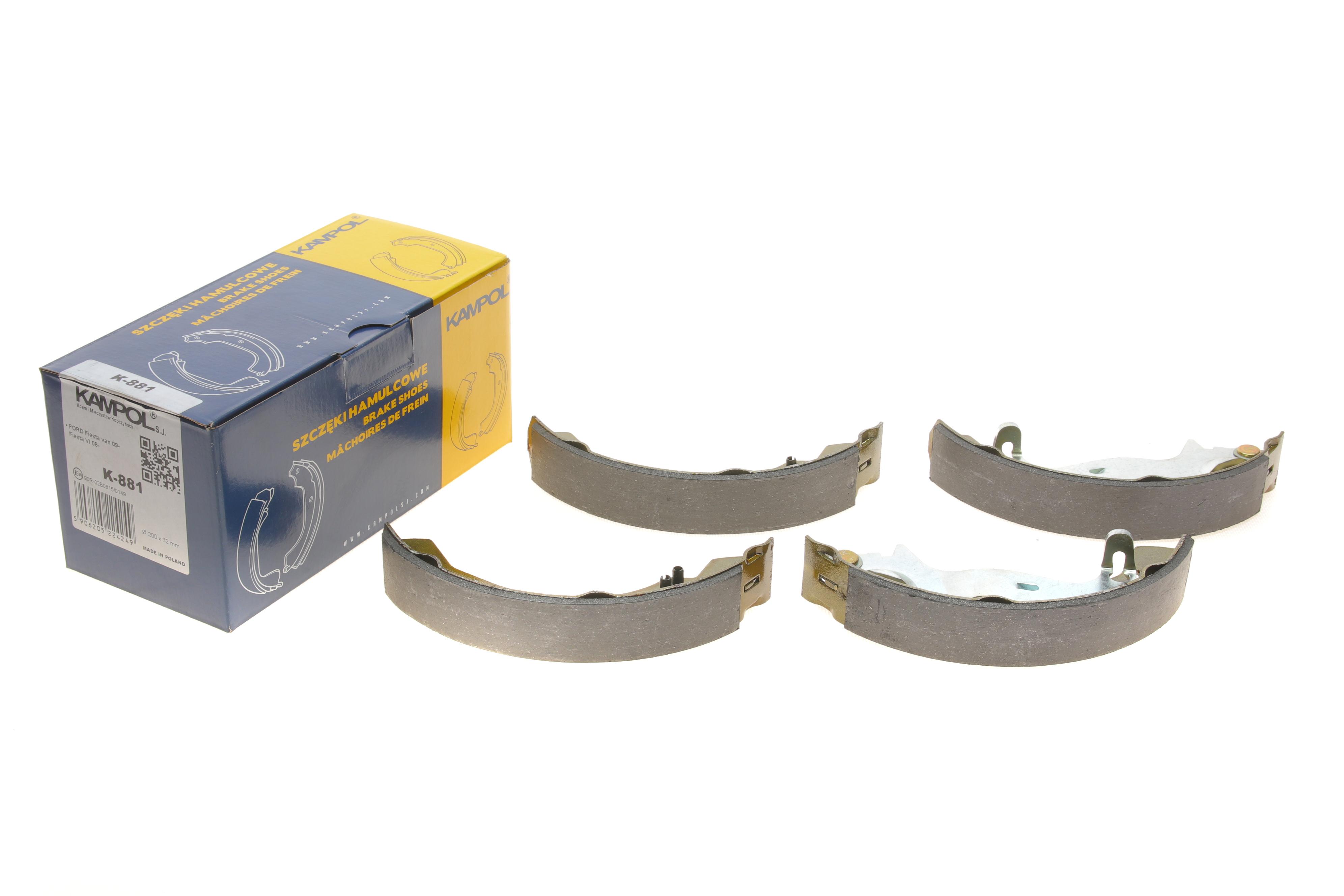 Колодки гальмівні (задні) Ford Fiesta 08- (барабанні) (200x32)