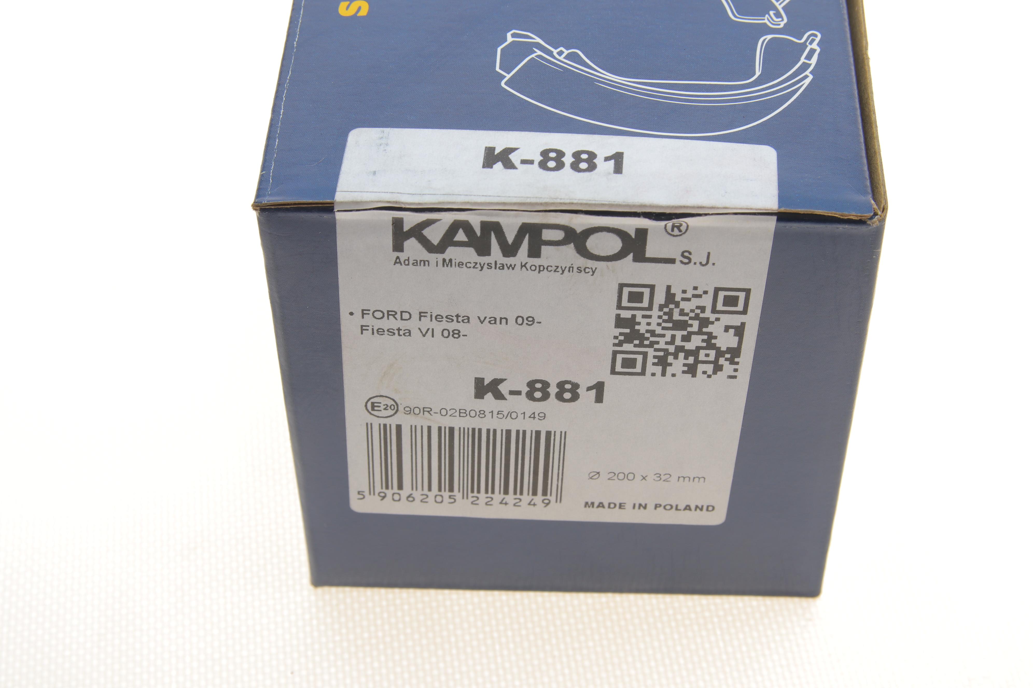 Колодки гальмівні (задні) Ford Fiesta 08- (барабанні) (200x32)