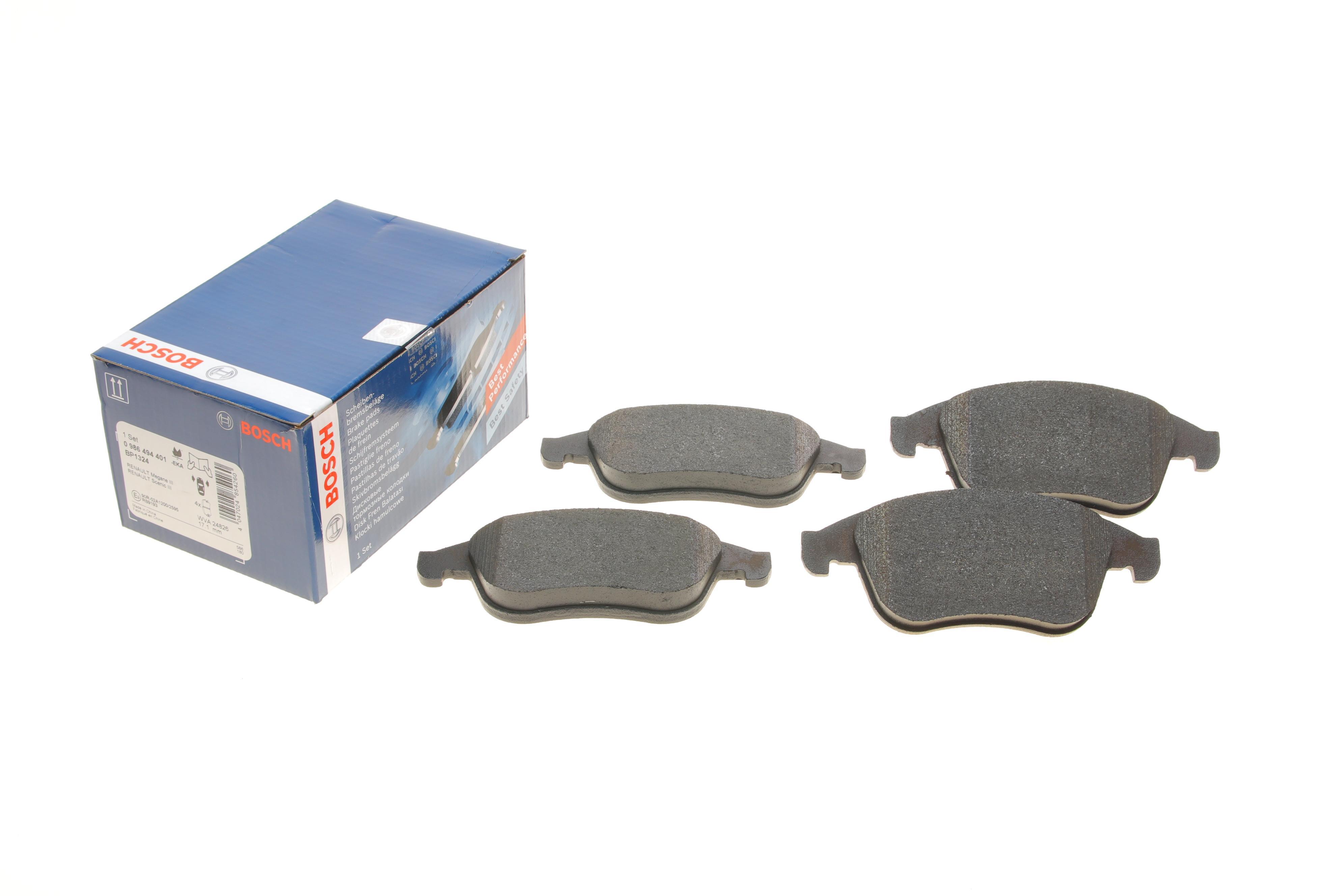 Колодки гальмівні (передні) Renault Megane III/Laguna III 1.5dCi/2.0dCi 07-