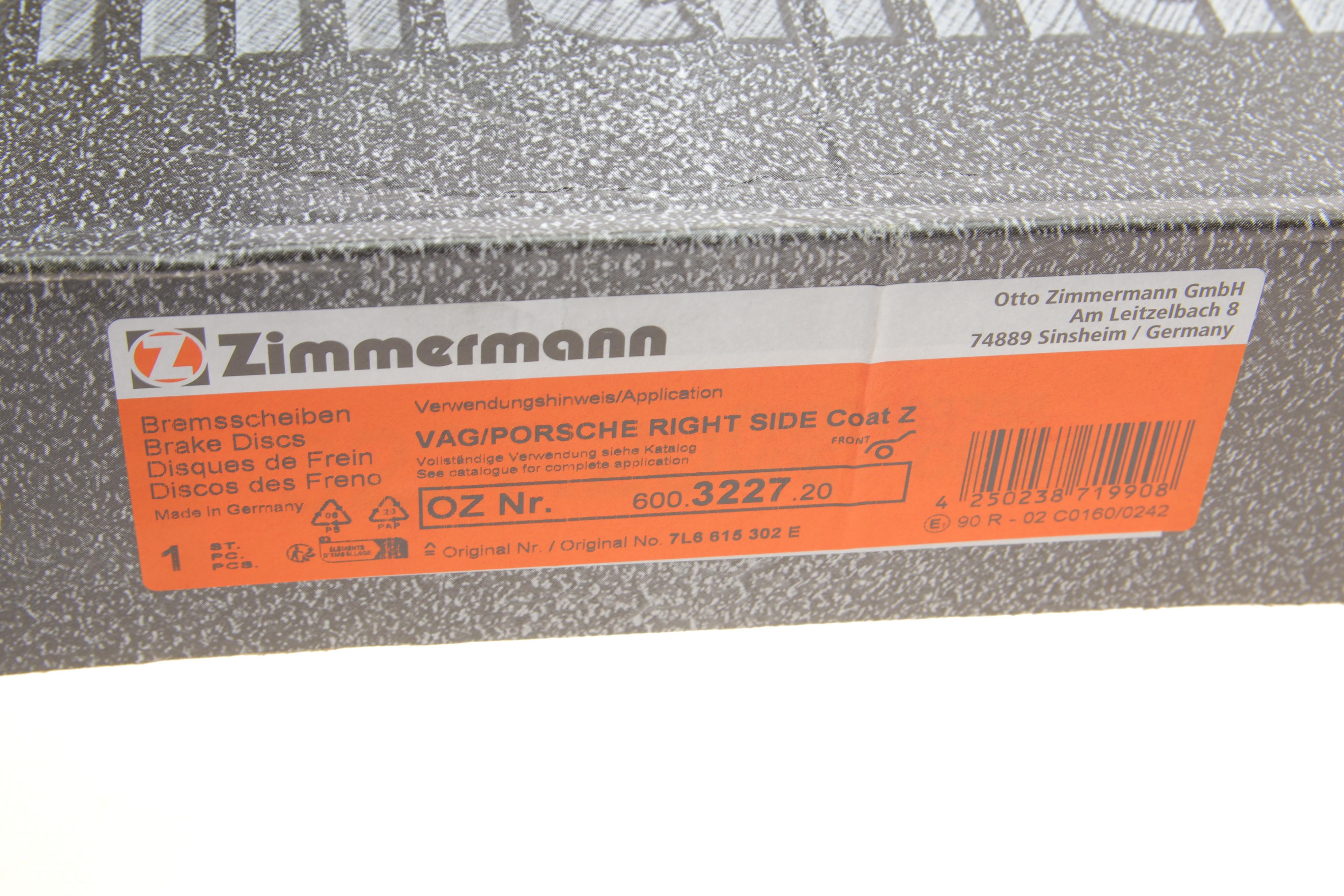 Диск гальмівний (передній) Audi Q7 06-15/Porsche Cayenne 02-/VW Touareg 02-10 (350x34) (R)(вентильований)