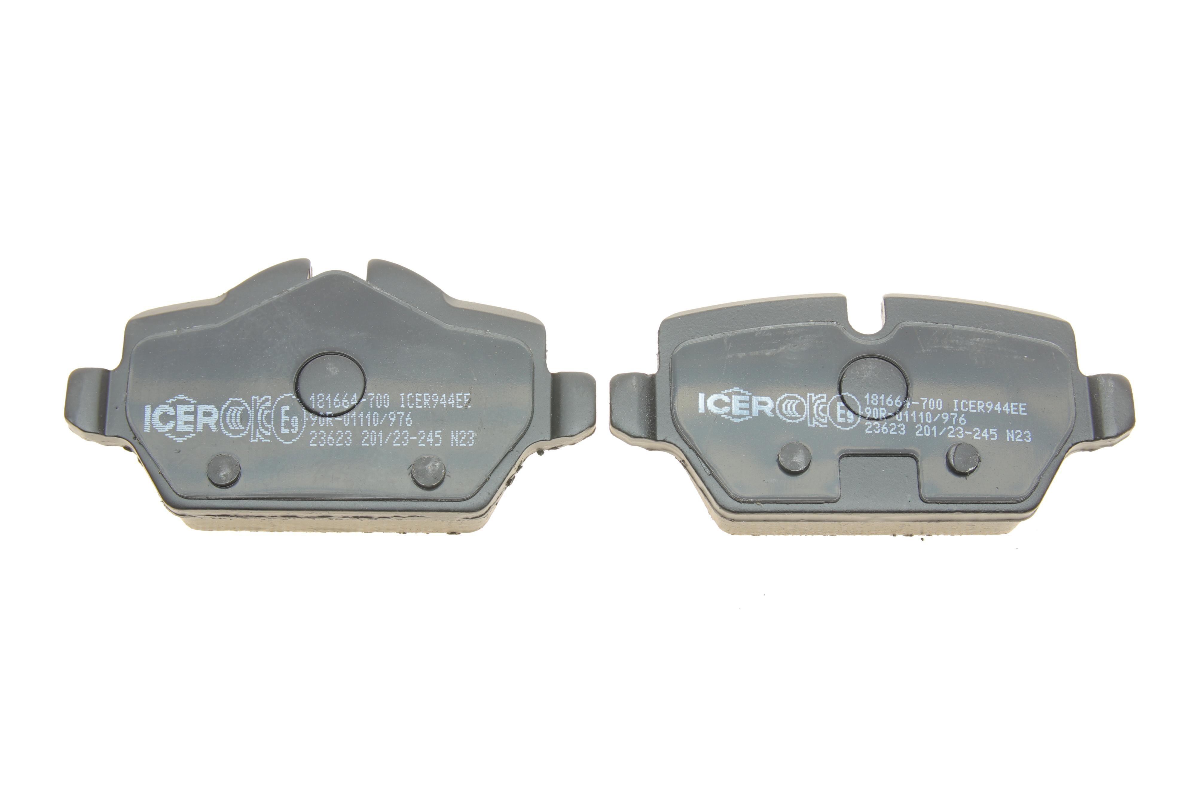 Колодки гальмівні (задні) BMW 1 (E81/E82/E87)/3 (E90/E91/E92/E93) 04-13