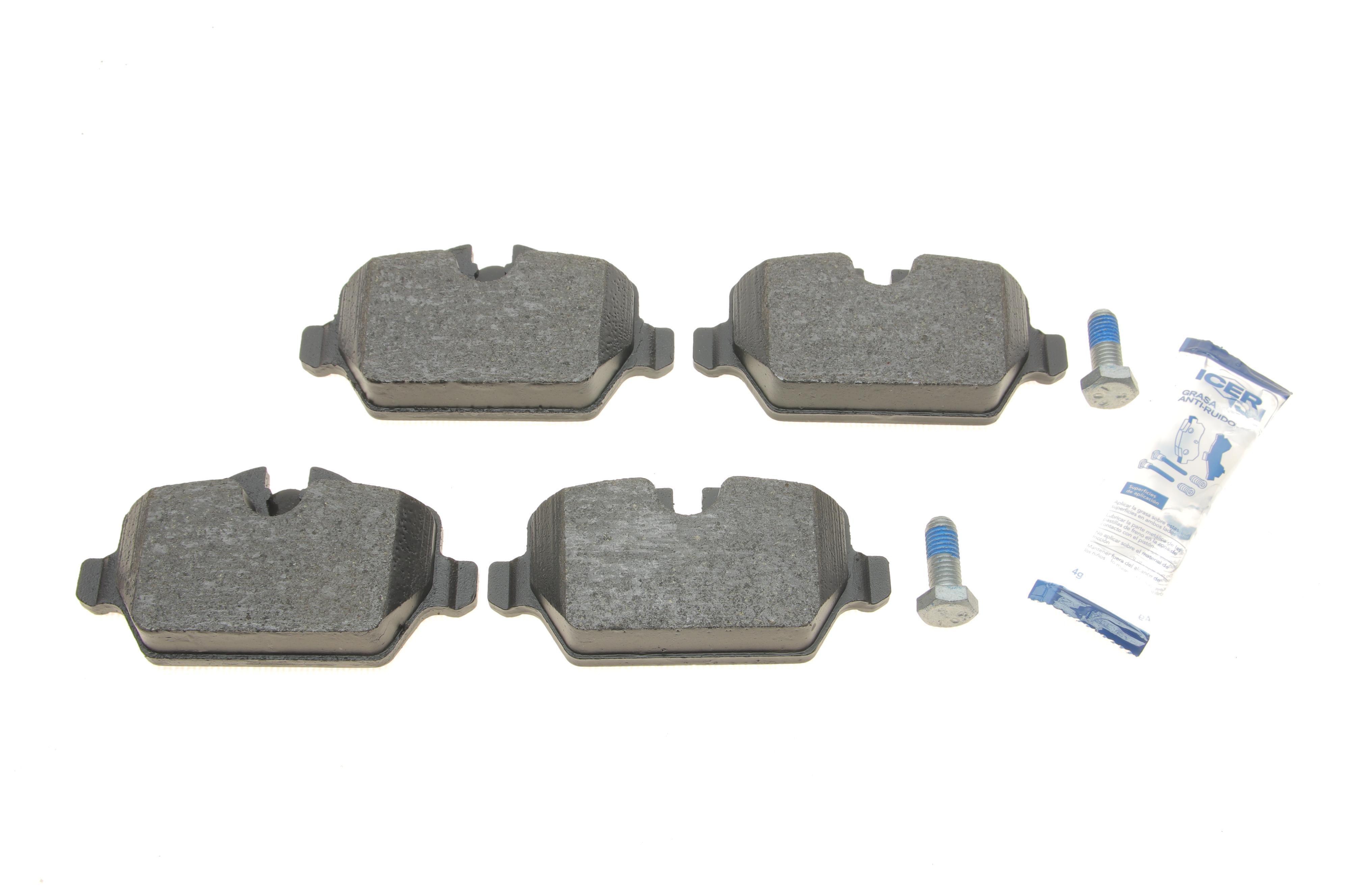 Колодки гальмівні (задні) BMW 1 (E81/E82/E87)/3 (E90/E91/E92/E93) 04-13