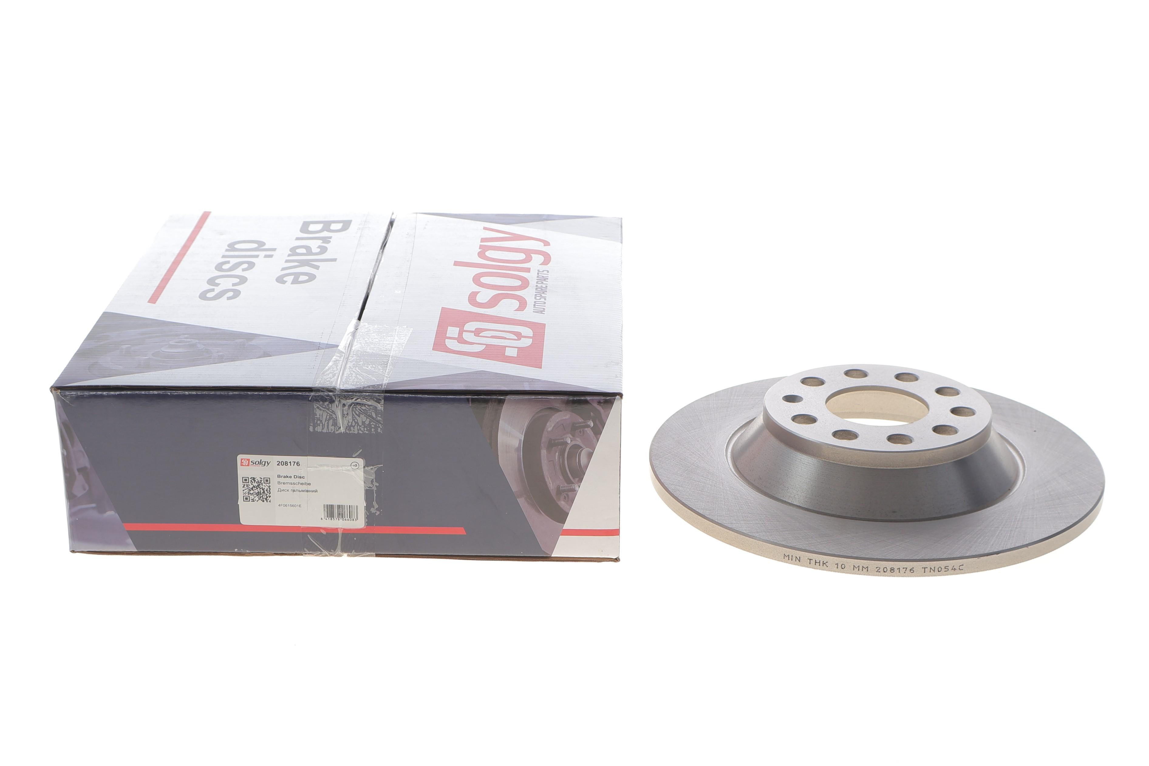 Диск гальмівний (задній) Audi A6 04-11 (302x12)