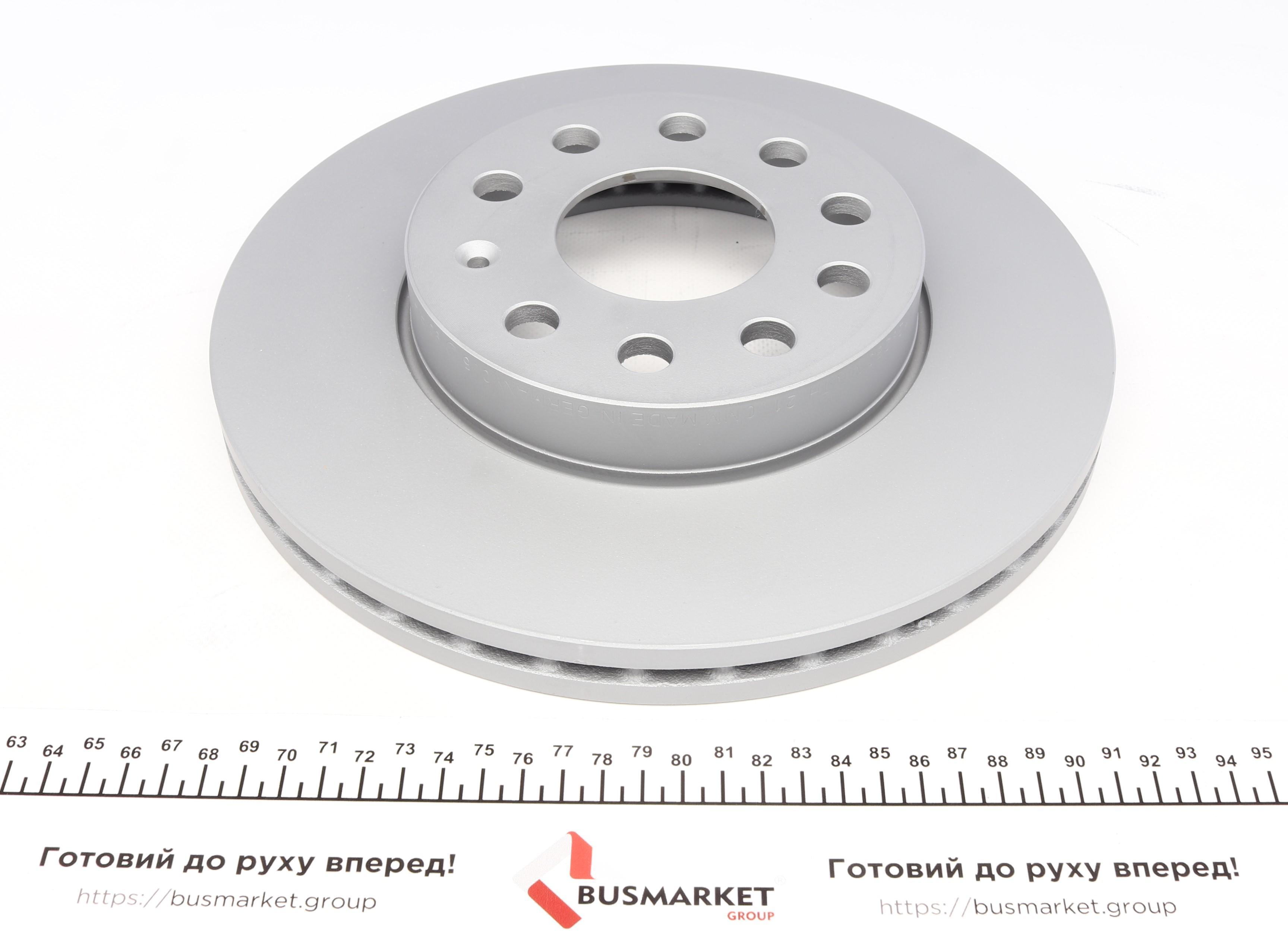 Диск гальмівний (передній) VW Golf VII 12- (276x24) (з покриттям) (вентильований)