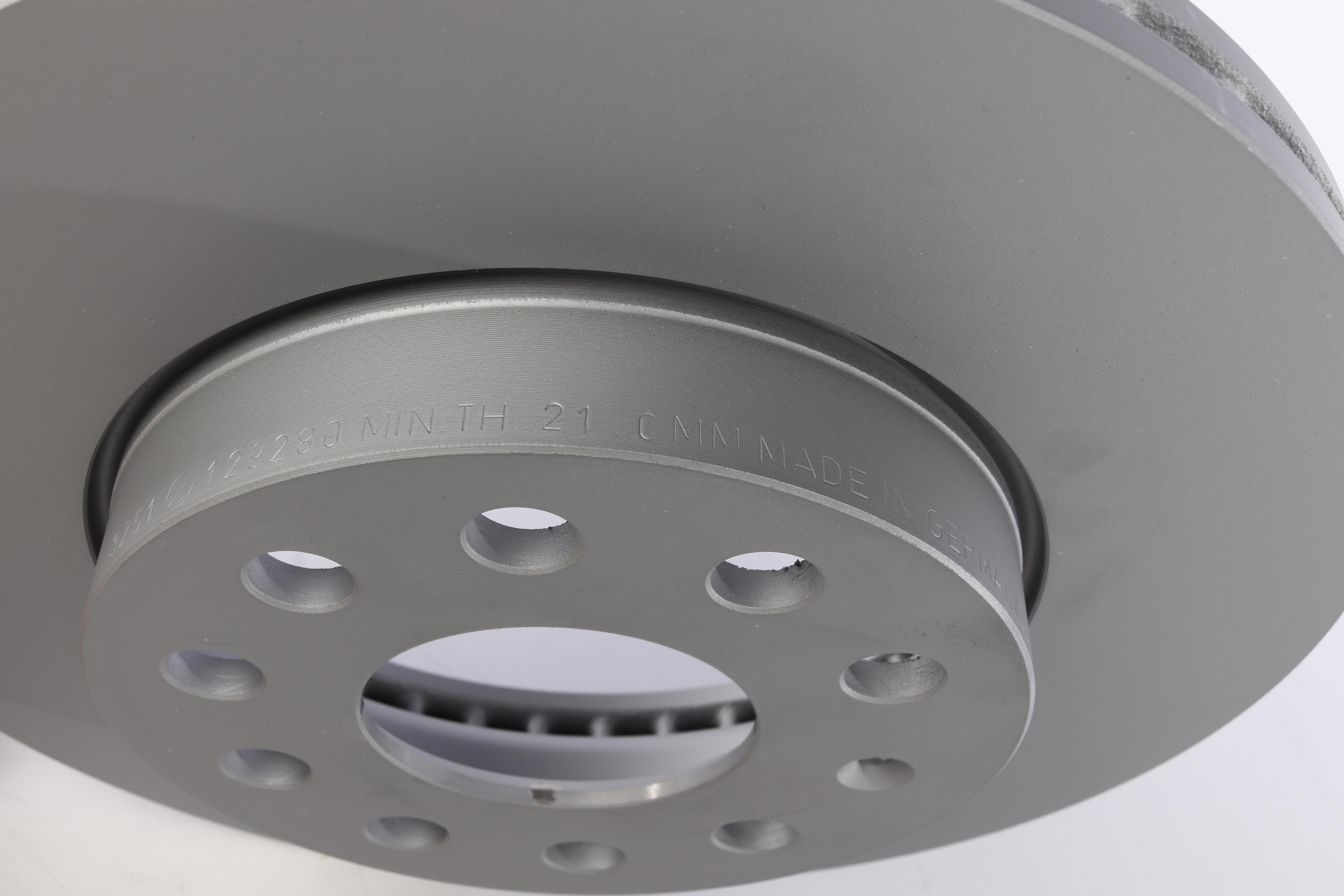 Диск гальмівний (передній) VW Golf VII 12- (276x24) (з покриттям) (вентильований)