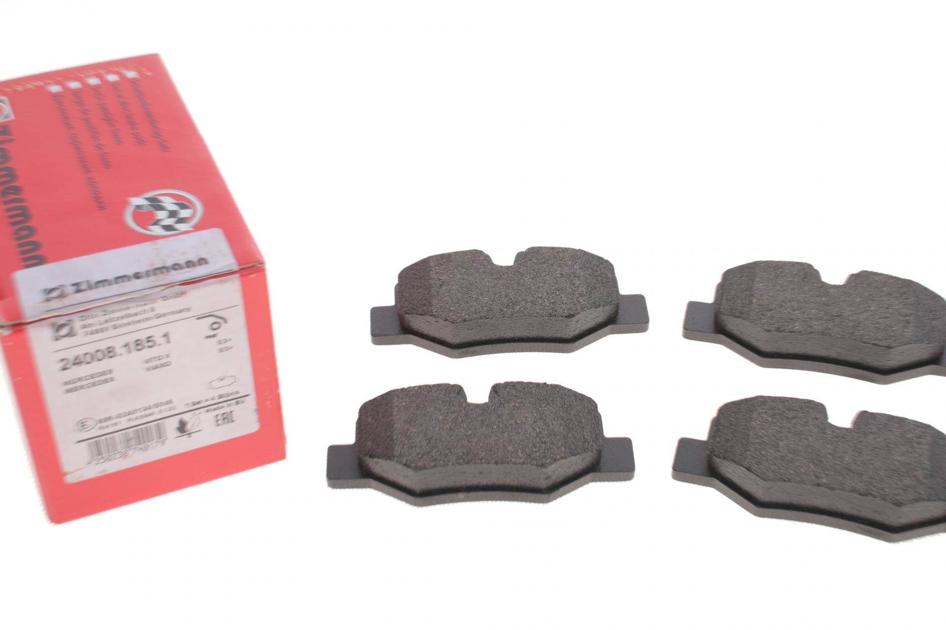 Колодки гальмівні (задні) MB Vito (W639) 03- (Bendix-Bosch)