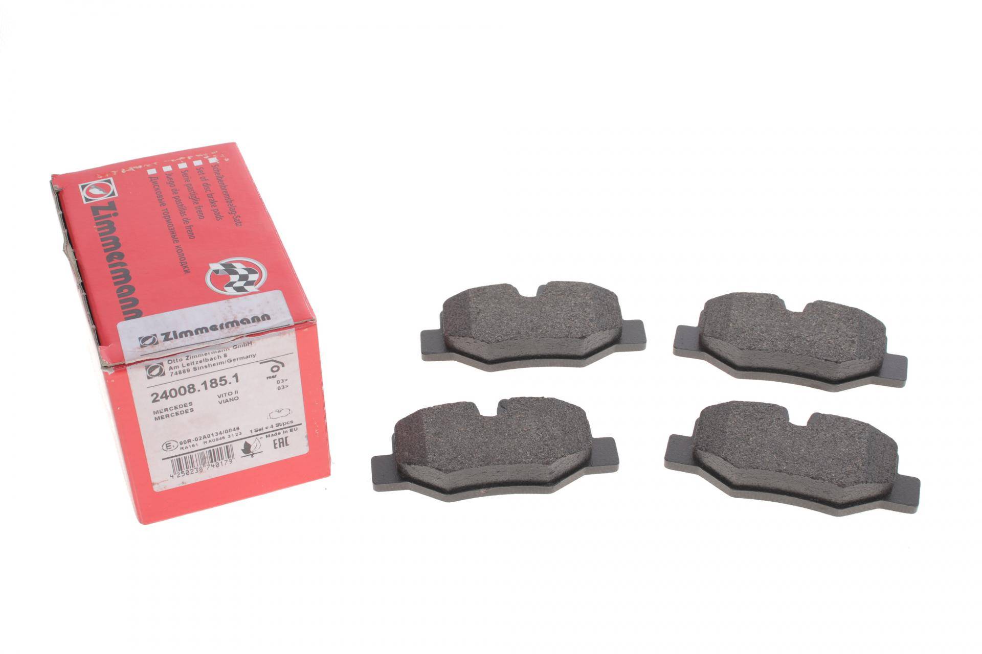 Колодки гальмівні (задні) MB Vito (W639) 03- (Bendix-Bosch)