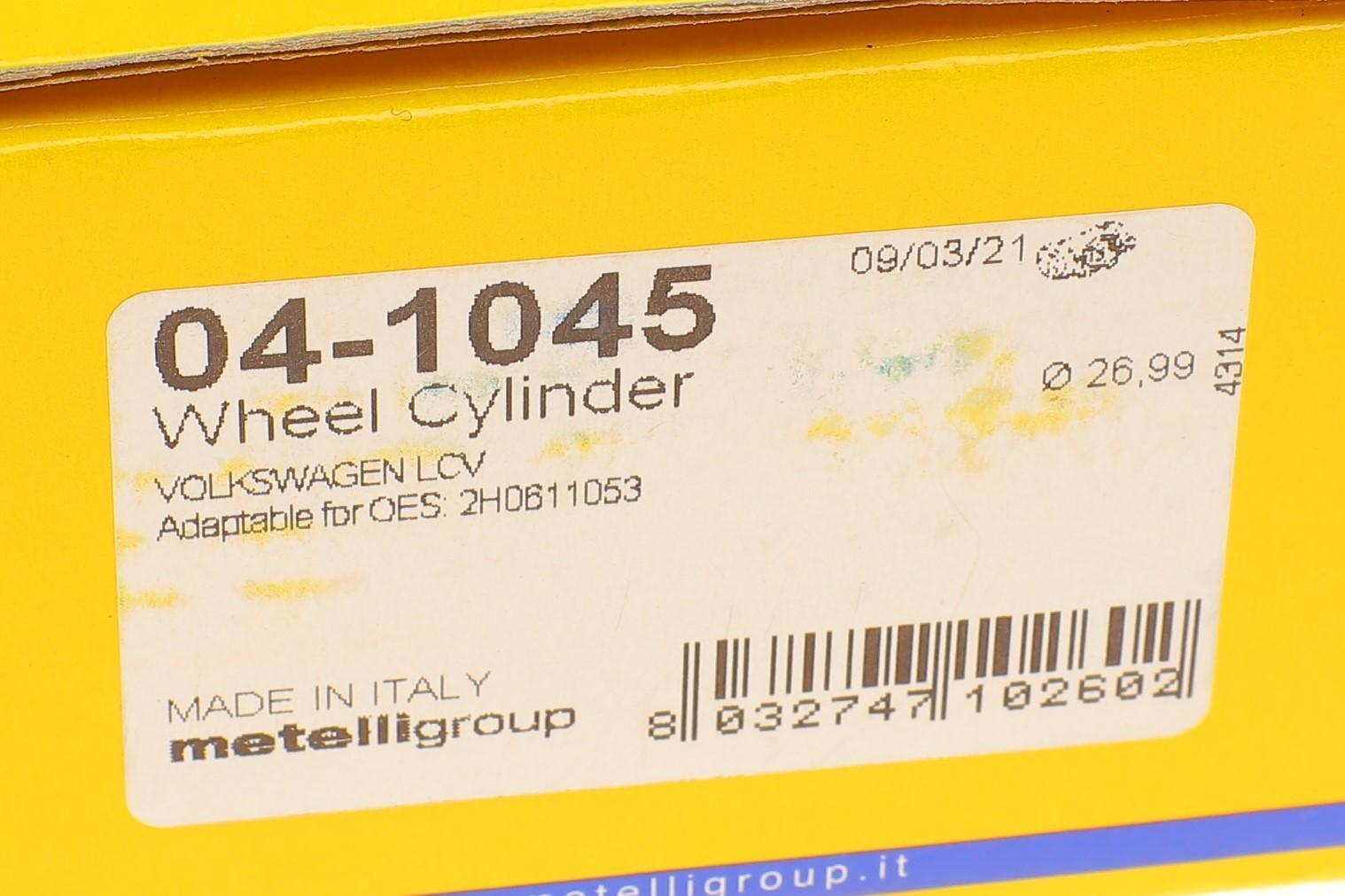 Циліндр гальмівний (задній) VW Amarok 10-