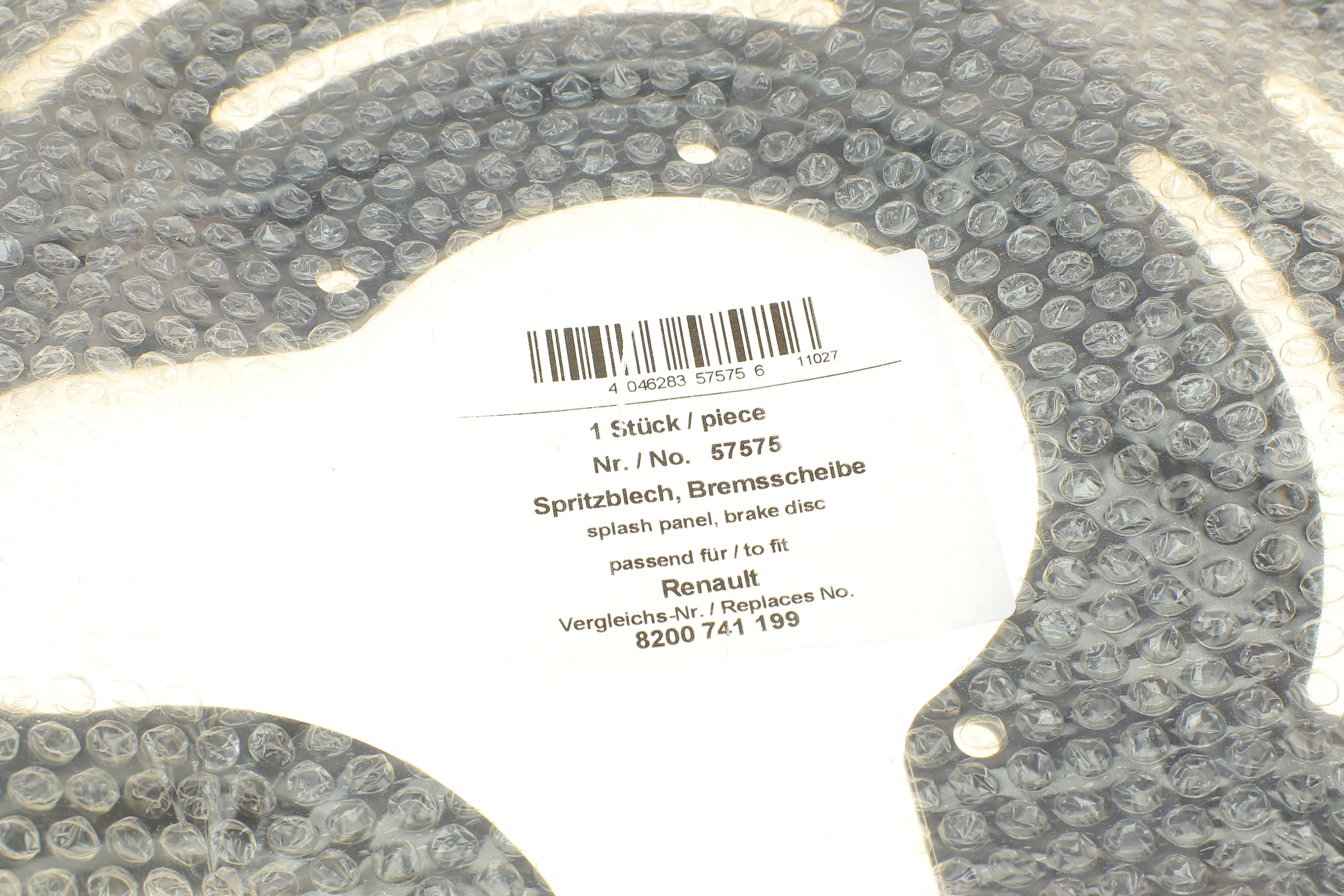 Захист диска гальмівного (заднього) (R) Renault Trafic/Opel Vivaro 01-