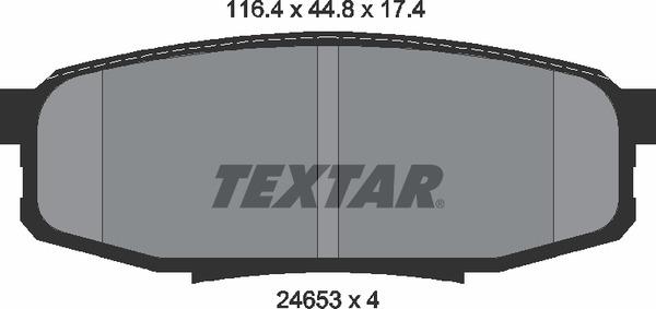 Колодки гальмівні (задні) Toyota Land Cruiser 200 08- (Advics)