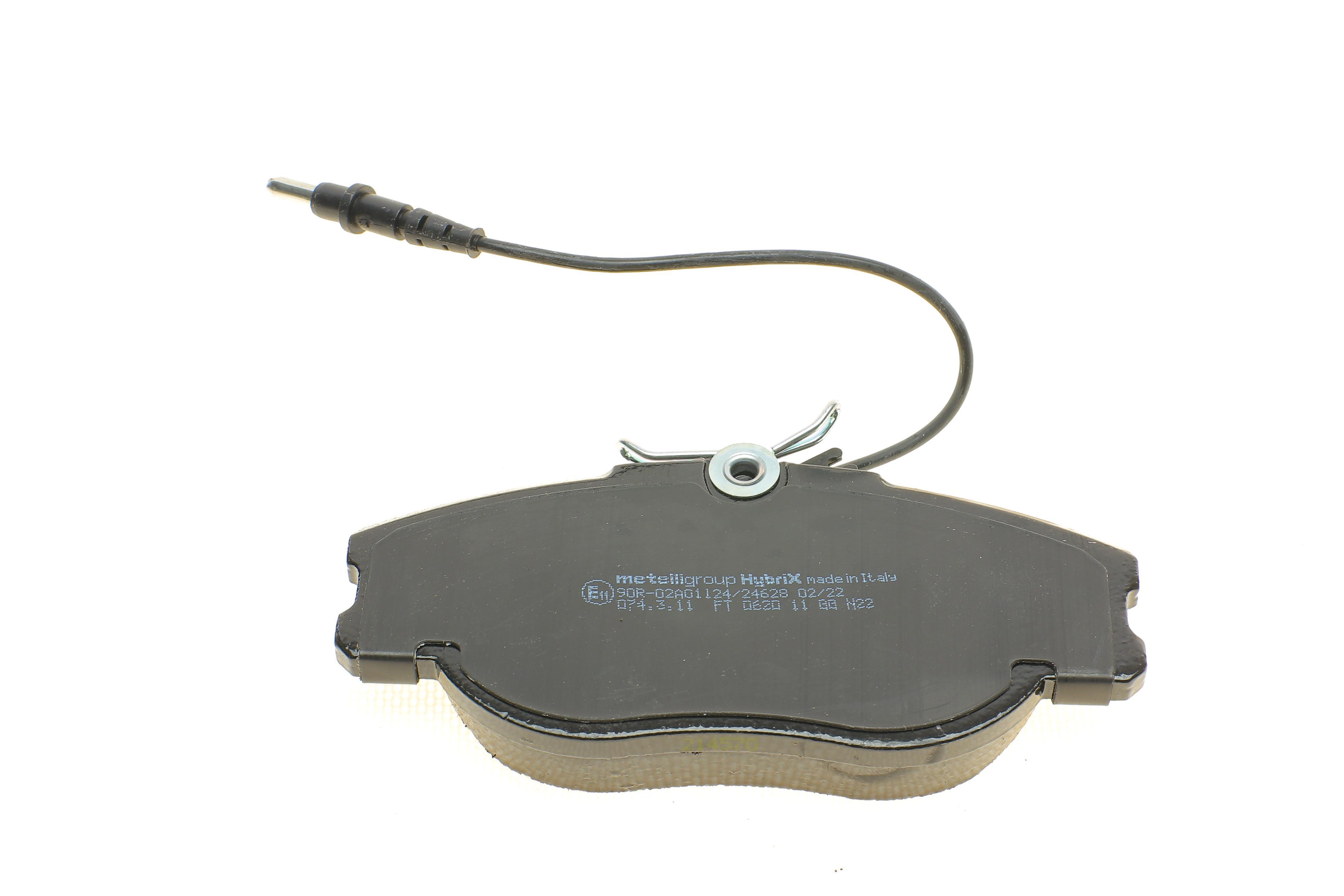 Колодки гальмівні (передні) Citroen Jumpy/Evasion/Fiat Scudo/Peugeot Expert/806 95-06 (+датчики)