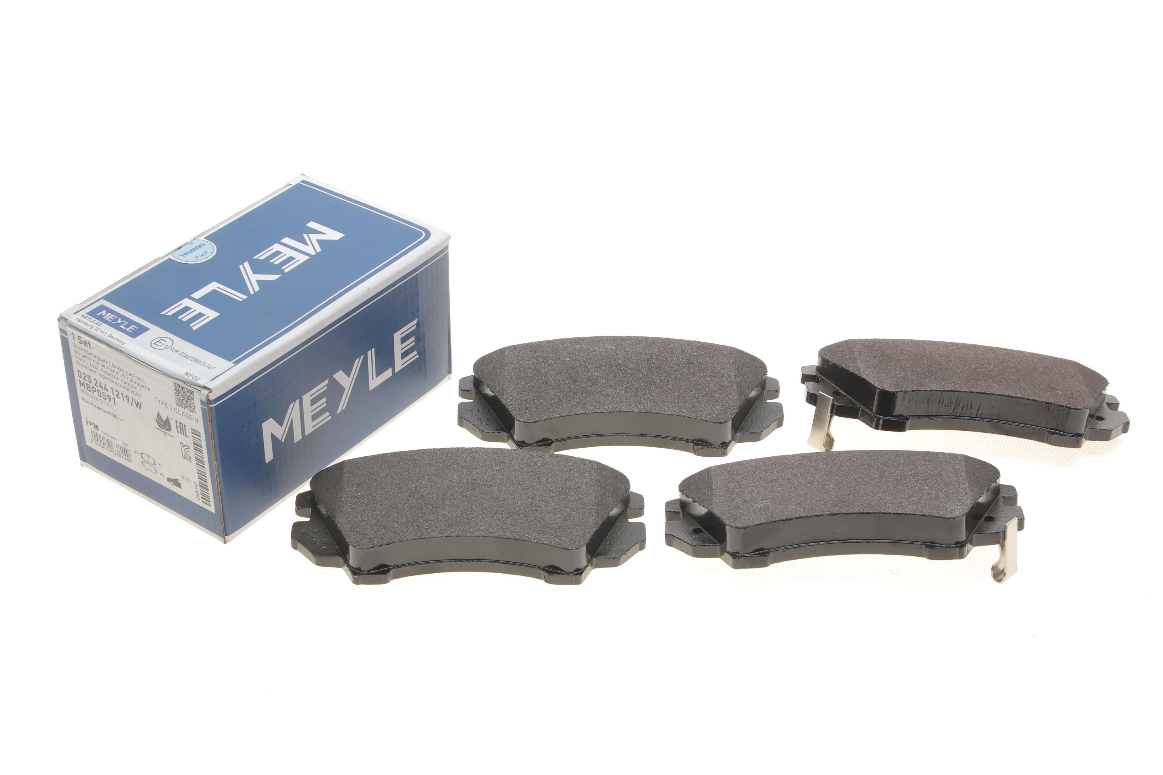 Колодки гальмівні (передні) Opel Astra J 12-/Insignia 08-