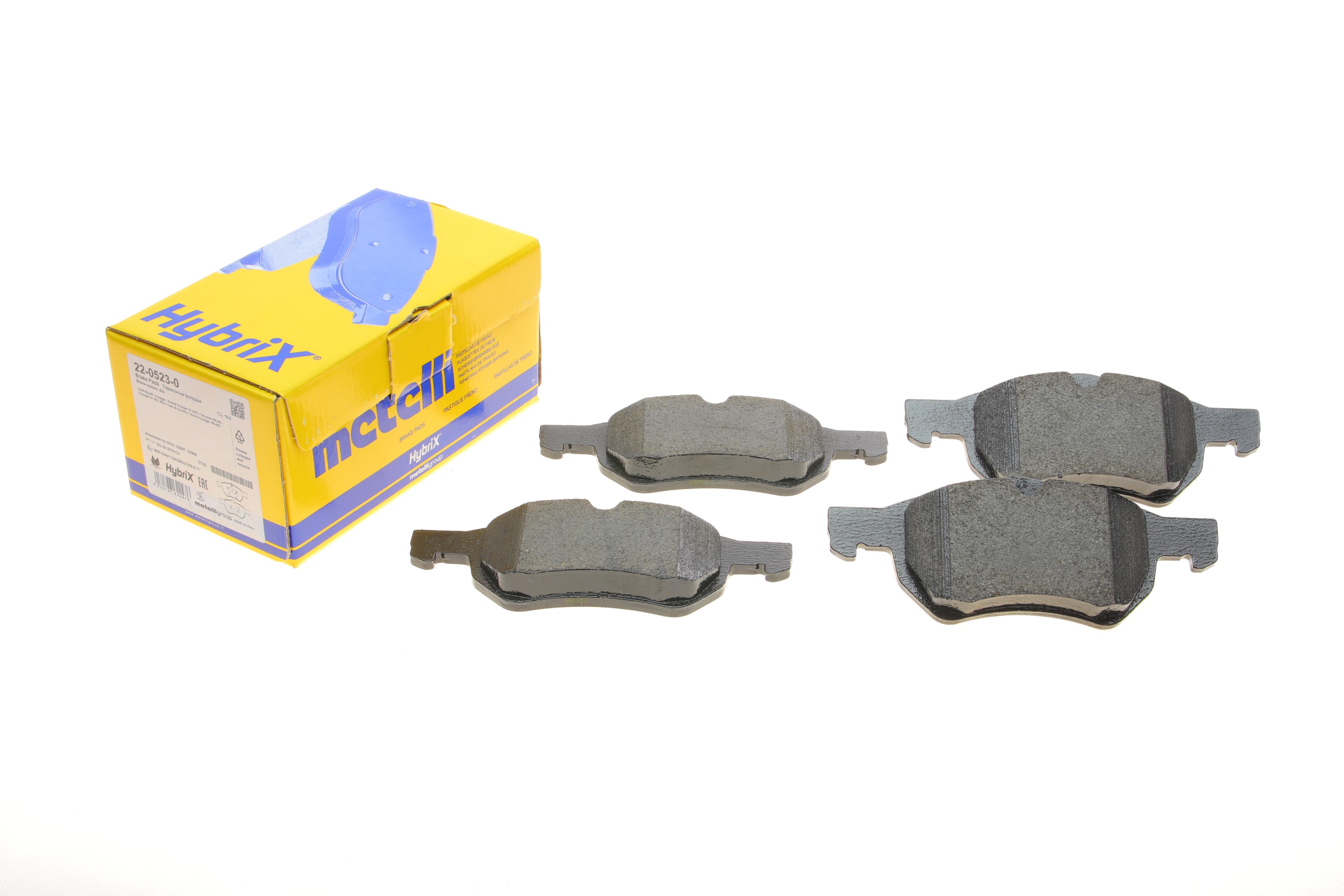 Колодки гальмівні (передні) Сhrysler Voyager 2.0-3.8/ 2.5-2.8 CRD 95-08