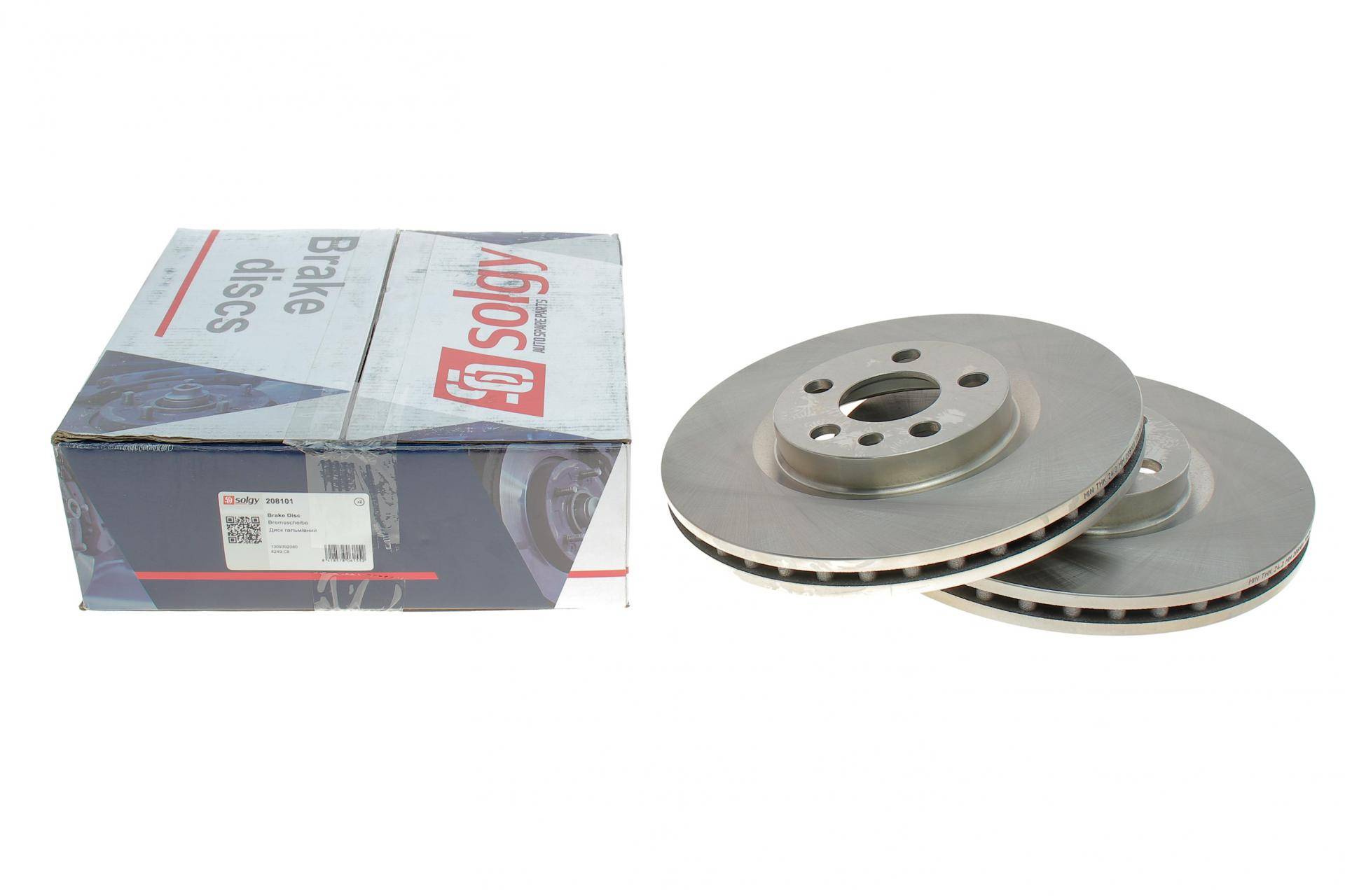 Диск гальмівний (передній) Fiat Scudo 96-06 (281x26)